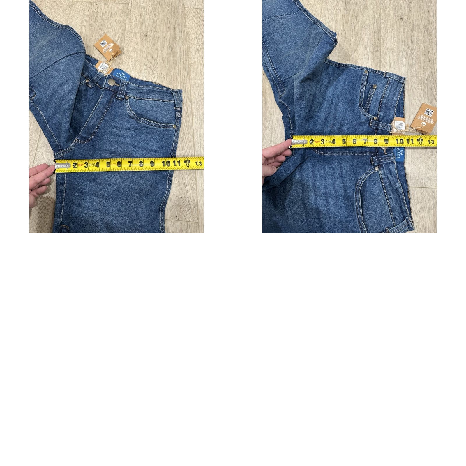 Vintage NWT No Limbits Denim Jeans 30x30 Mens Blue Dark Wash Stretch Zipper Straight Grunge 30 Inseam Jeans Mens Regular Fit Trend Size US 30 / EU 46 - 10 Thumbnail