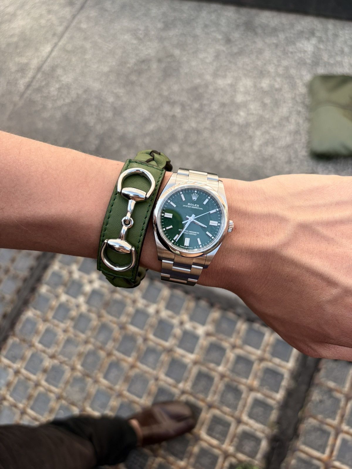 Gucci GUCCI Tom Ford FW 2001 Horsebit Leather Bracelet Demna Logo Size ONE SIZE - 1 Thumbnail