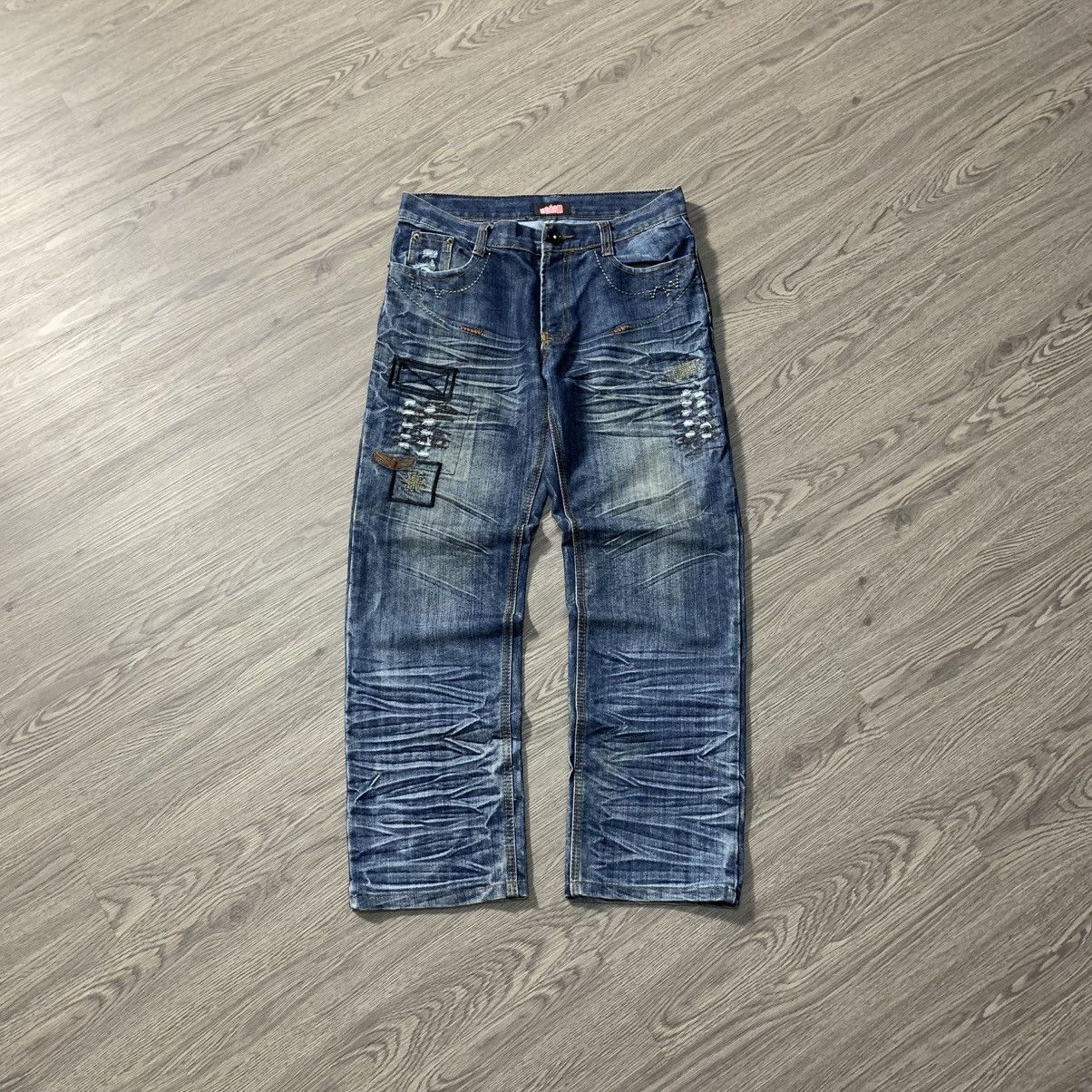 Other EDYNBURGH FADING DISTRESSED JEANS Size US 32 / EU 48 - 1 Thumbnail