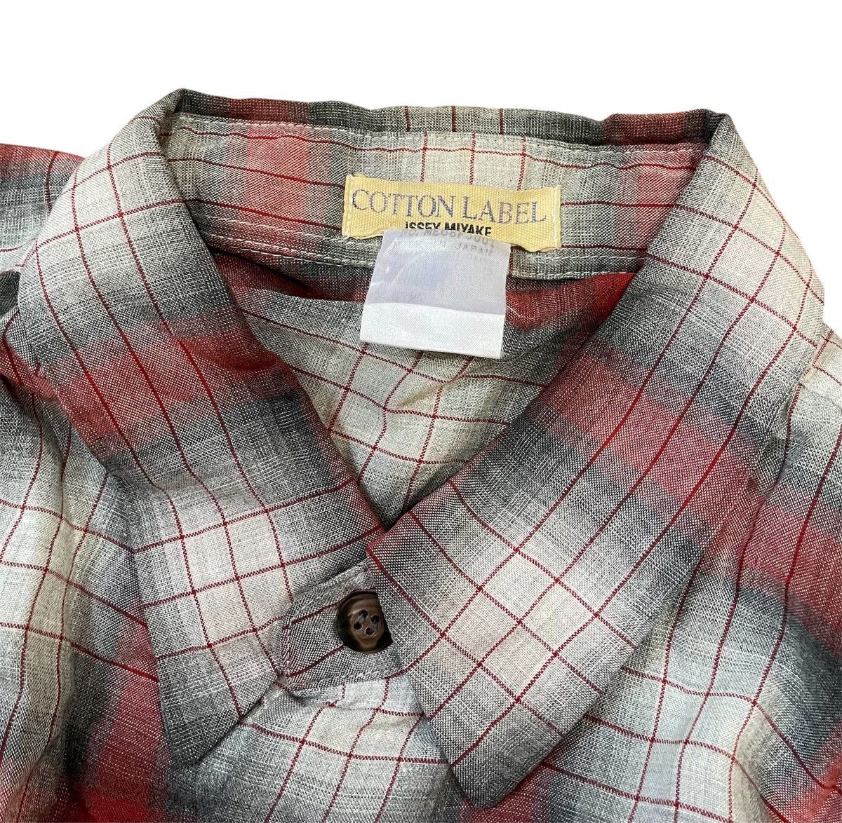 Issey Miyake Issey miyake cotton label flowy plaid button up shirt Size US XL / EU 56 / 4 - 3 Thumbnail