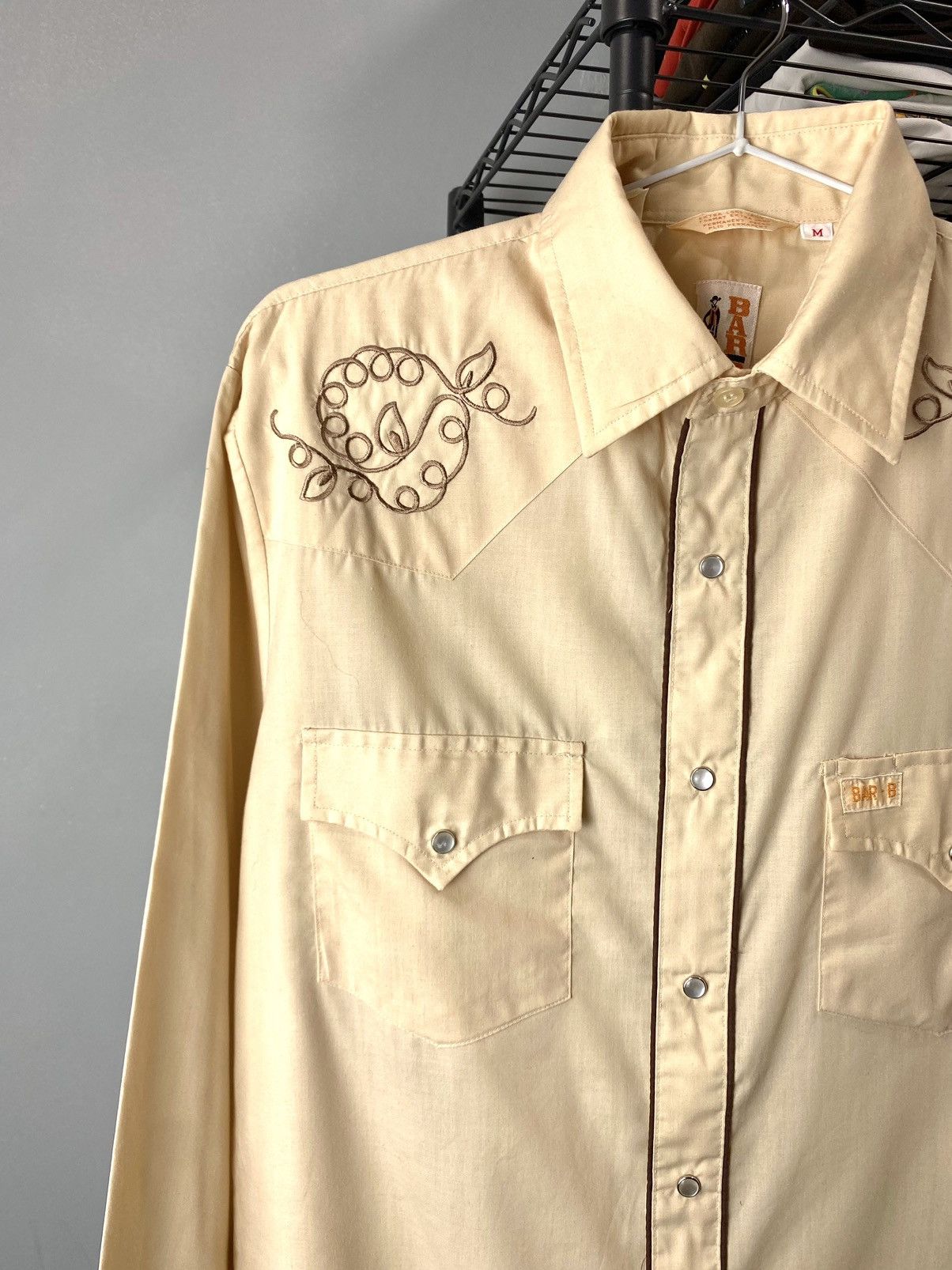 Vintage Rare! 1970’s Vintage BAR B Western Wear Shirt Size US M / EU 48-50 / 2 - 3 Thumbnail