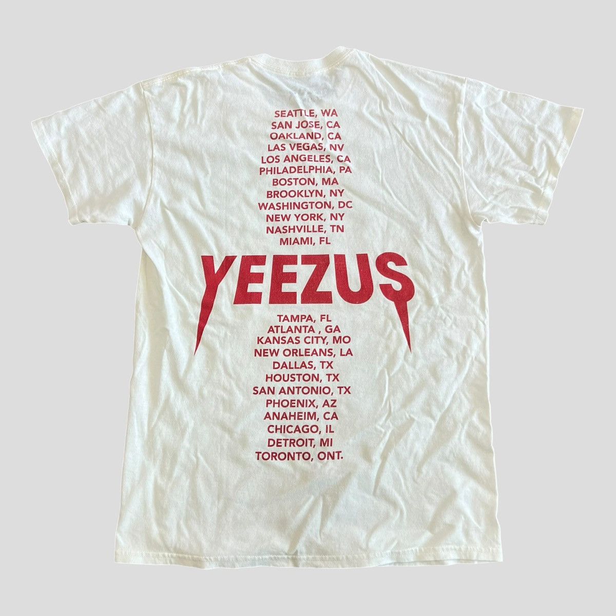 Kanye West Kanye West Yeezus Tour T-Shirt 2013 Rap Tee Merch M Size US M / EU 48-50 / 2 - 2 Thumbnail