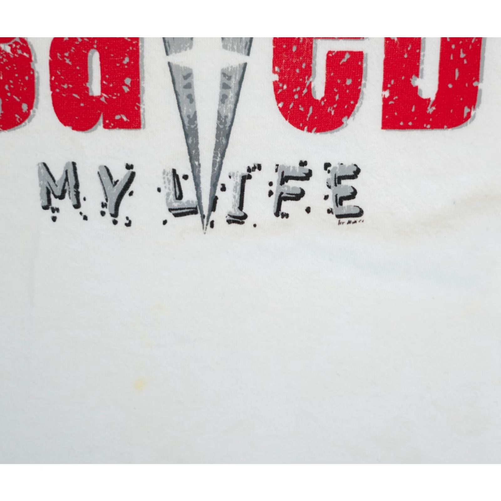 Anvil VINTAGE Anvil T-Shirt Men Size M White Crew Neck Short Sleeve Graphic Print 2000s USA Retro Distressed 20x25 Size US M / EU 48-50 / 2 - 4 Thumbnail