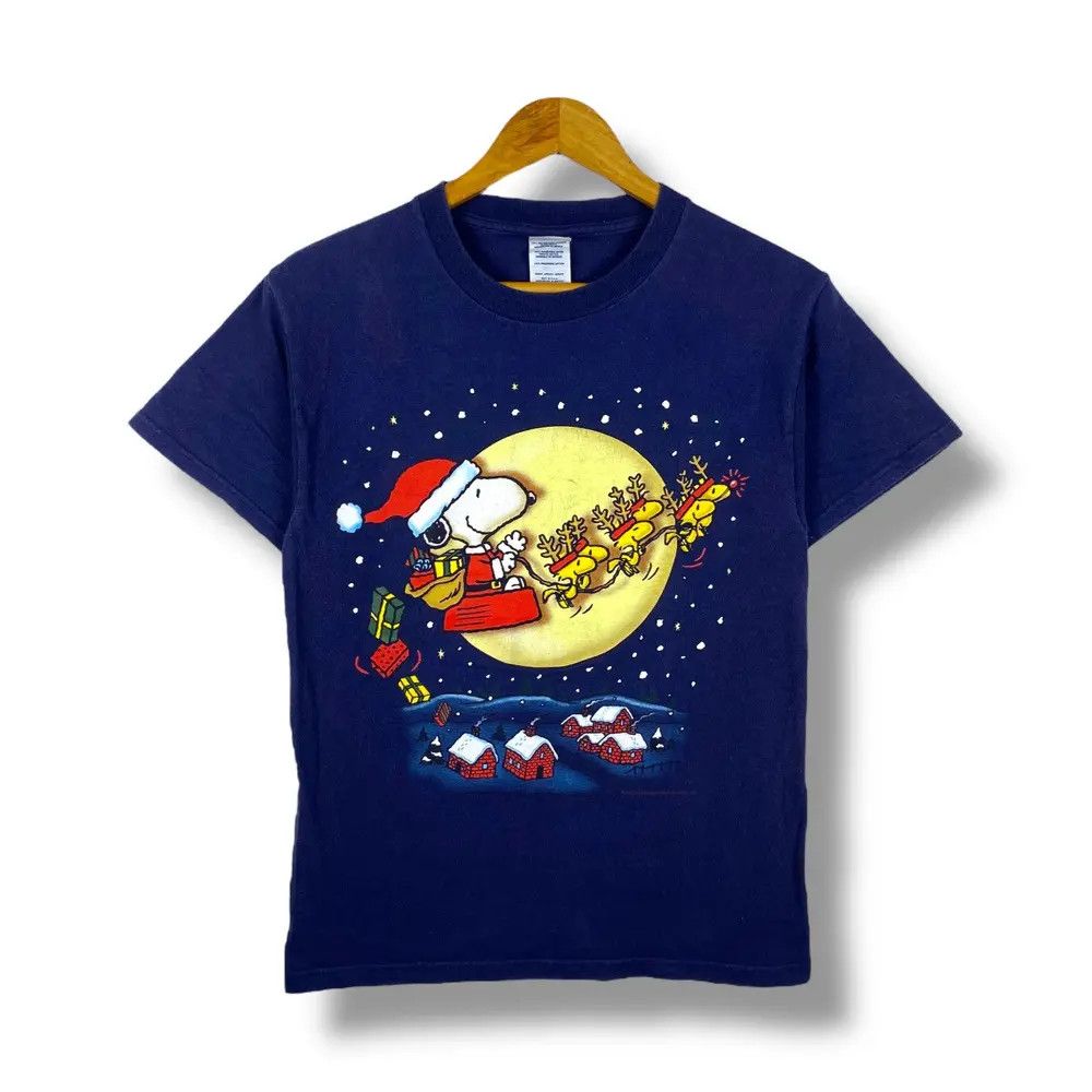 Peanuts Vintage PEANUTS Santa Claus Cartoon Graphic Tee Shirt Small Size US S / EU 44-46 / 1 - 1 Thumbnail