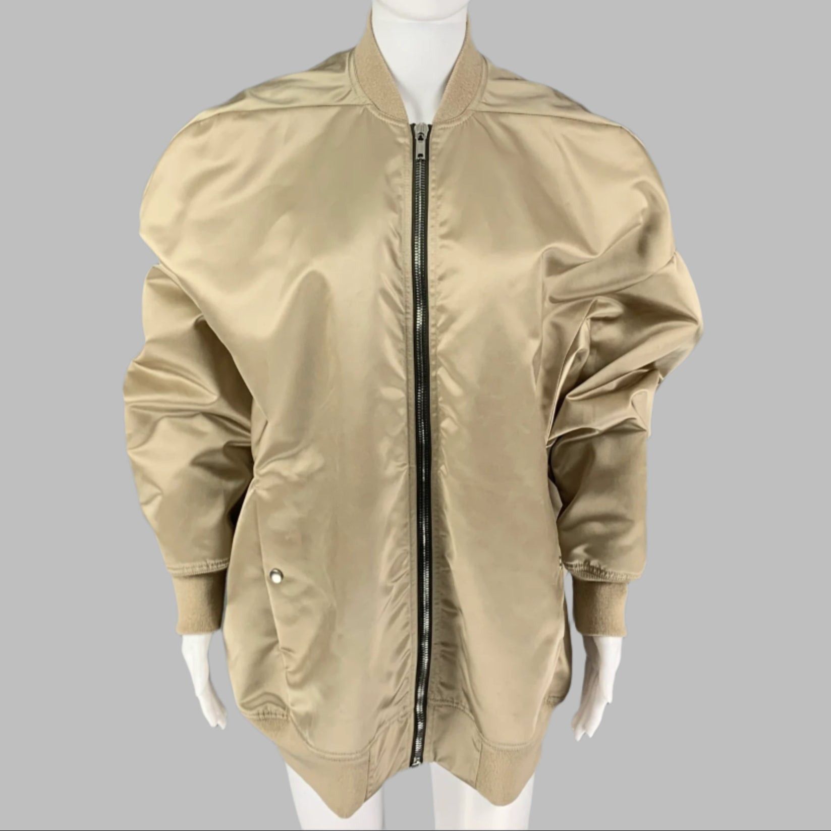 Shiny Sage Natural Jumbo Peter Flight Jacket