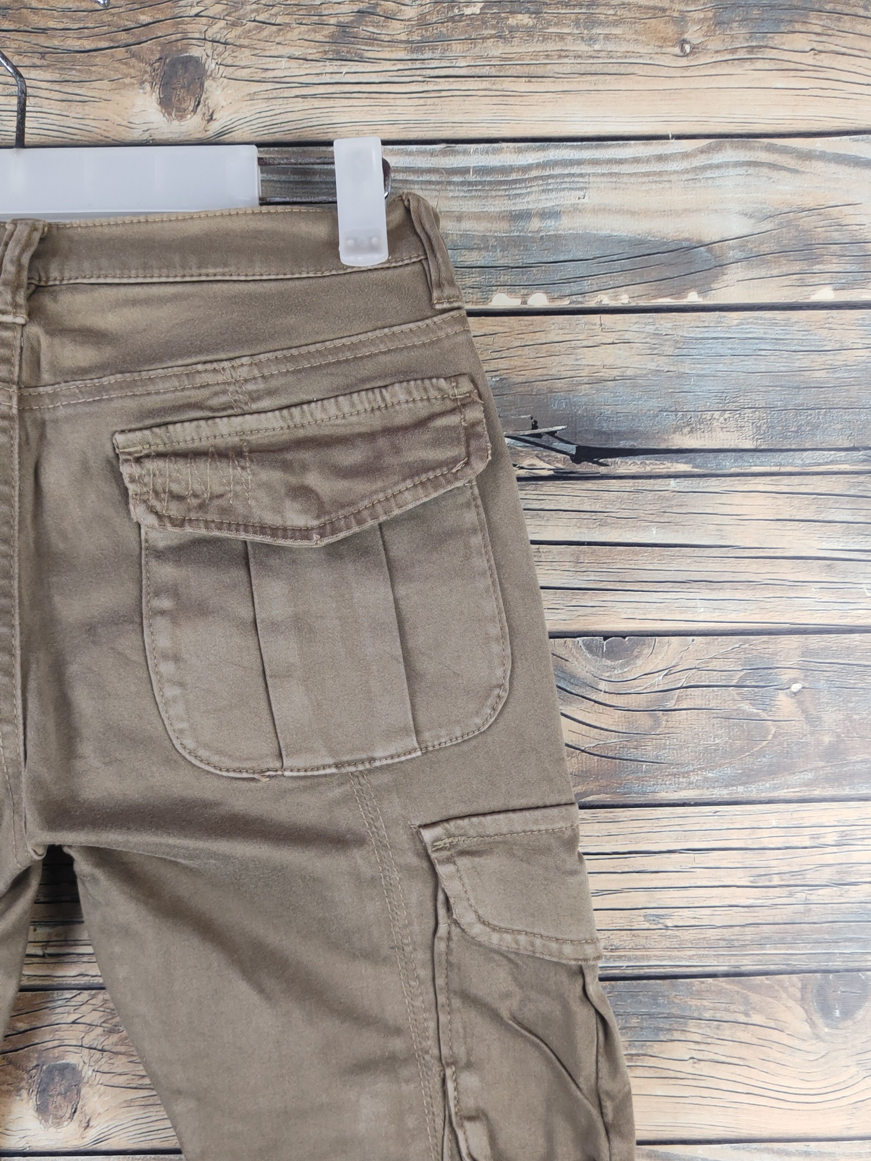 Japanese Brand DL Rienda Beige Multipocket Cargo Pants #46-285T Size 27" / US 4 / IT 40 - 11 Thumbnail