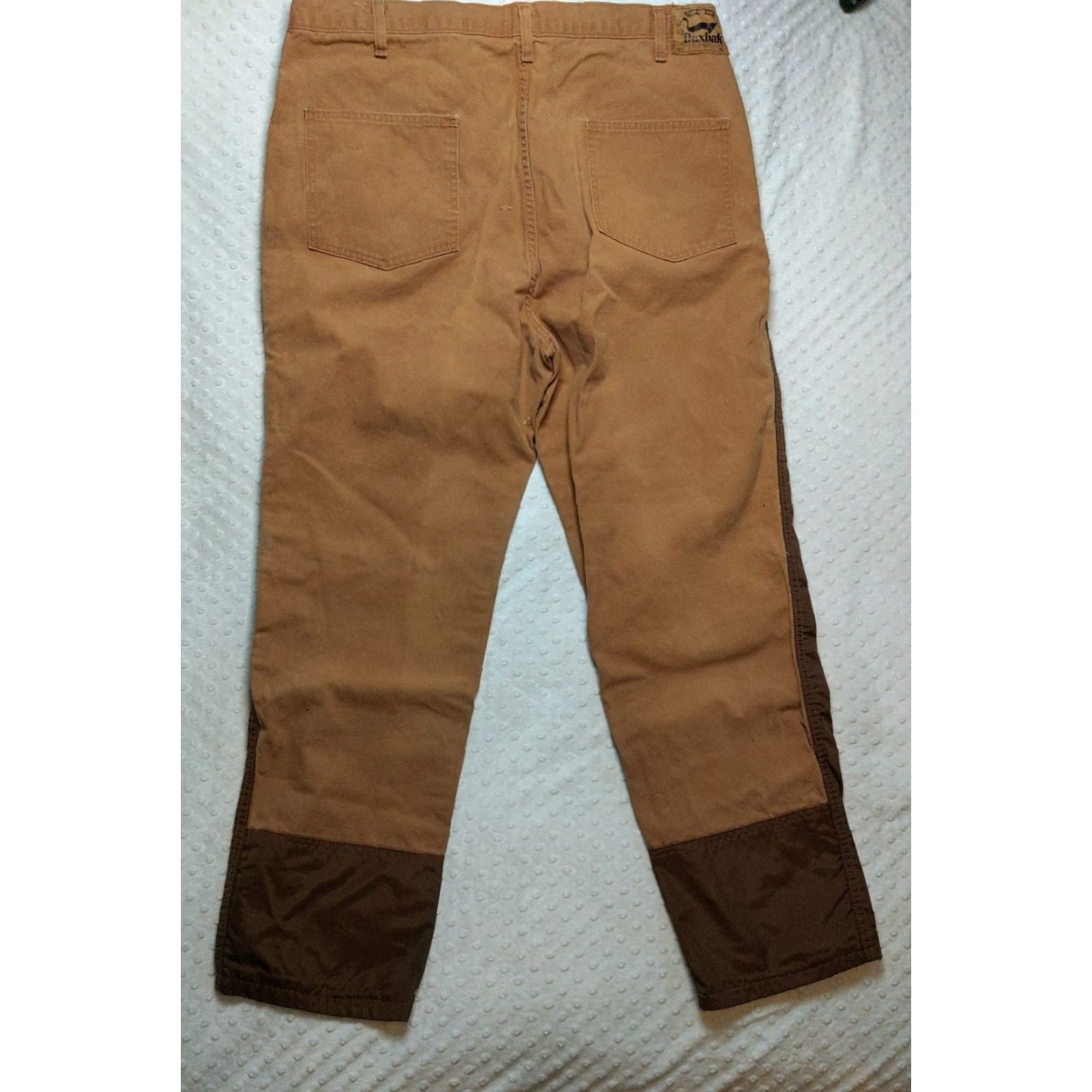 Vintage Duxbak Pants Mens 42 x 31 Brown Relaxed Straight Canvas Rugged 80s Carpenter 5-Pocket Outdoor USA 90s Mens Size US 42 / EU 58 - 6 Thumbnail