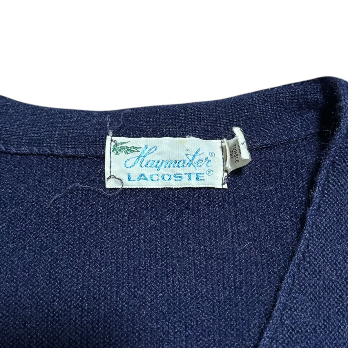 Lacoste × Vintage 60s Haymaker Lacoste Alligator Cardigan Sweater Women’s S Size S / US 4 / IT 40 - 7 Thumbnail