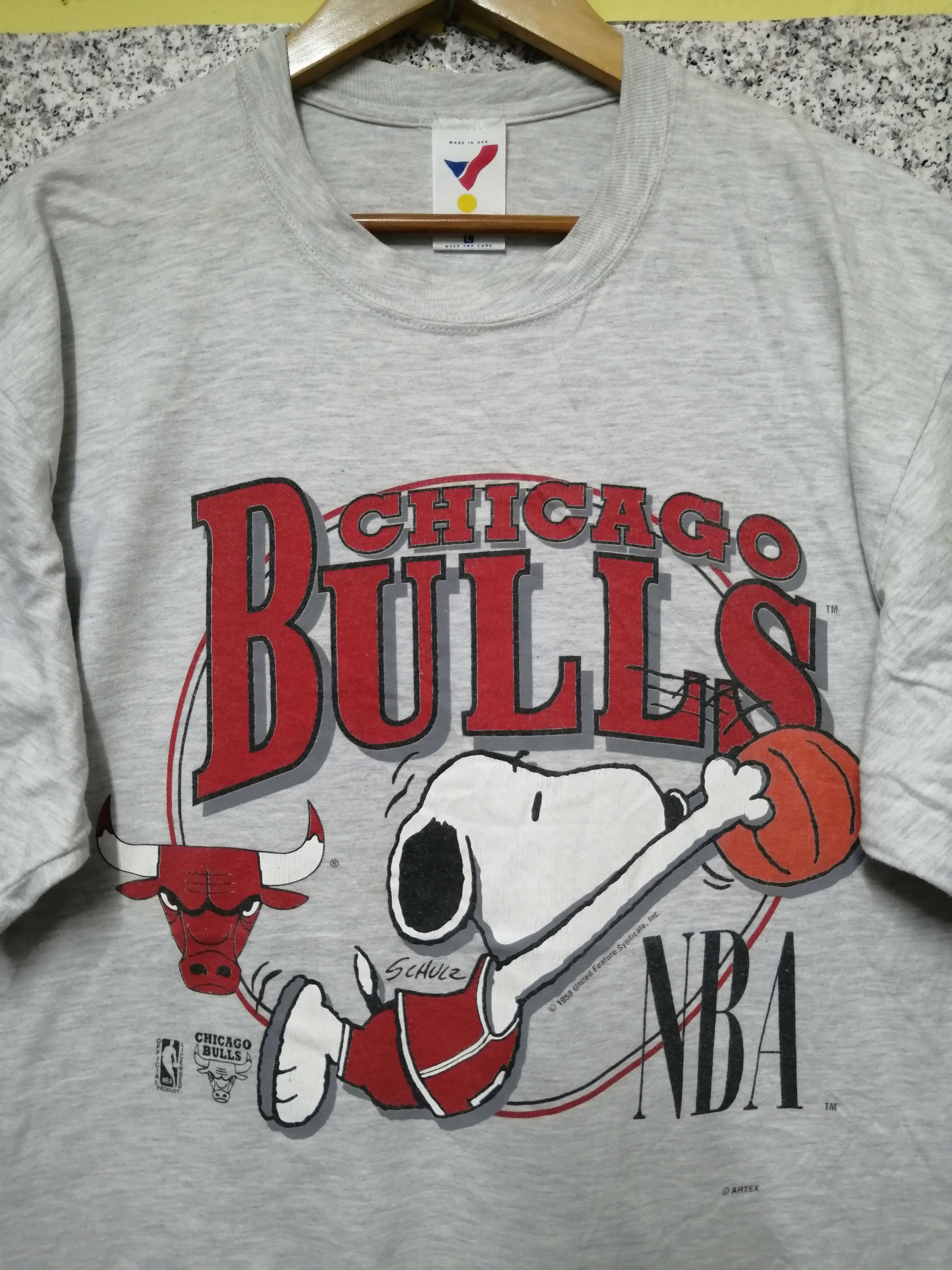Cartoon Network × Vintage Vintage snoopy x chicago bulls very rare Size US L / EU 52-54 / 3 - 3 Thumbnail