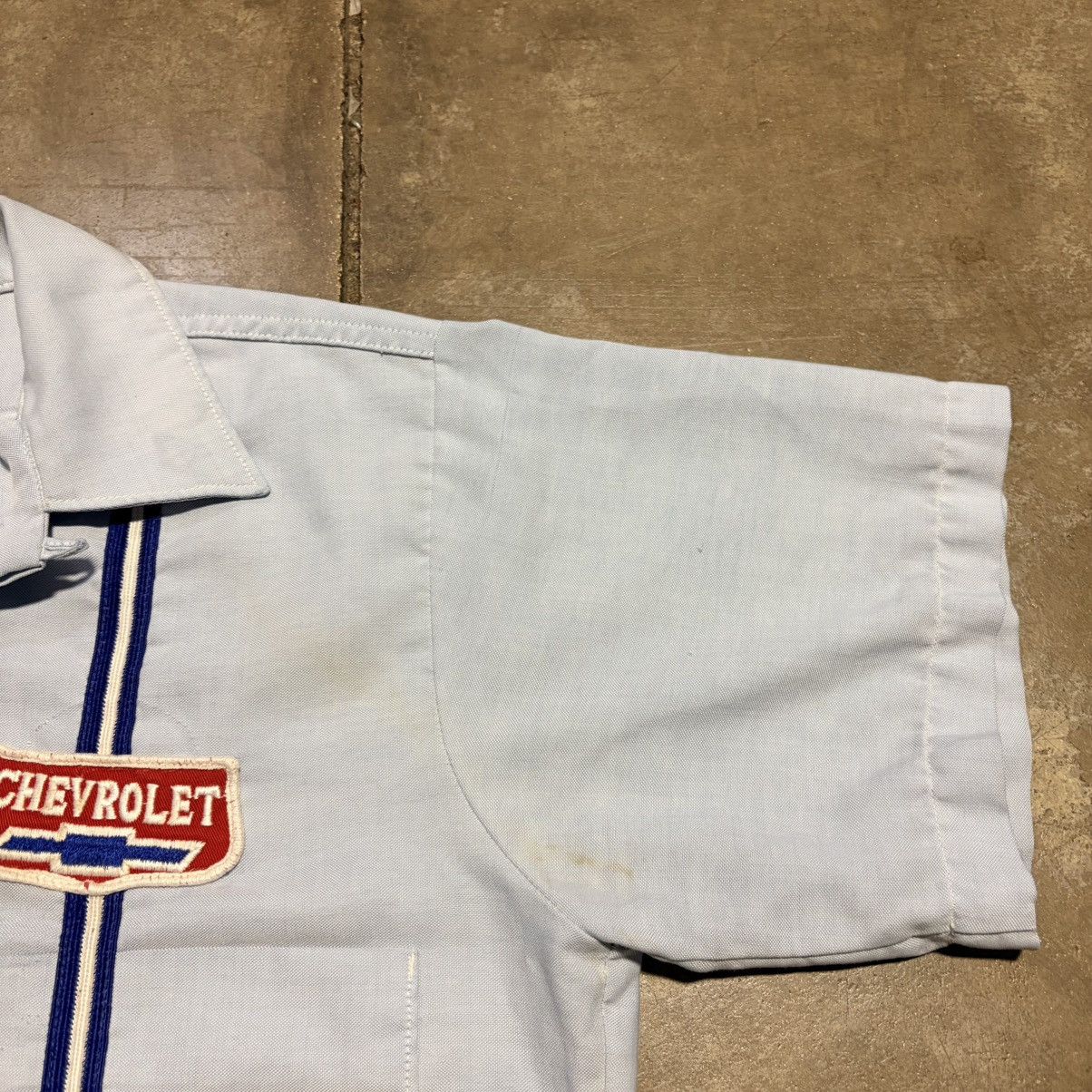 Chevrolet Vintage Chevrolet Mechanic Work Shirt Button Up Patch 80s Size US M / EU 48-50 / 2 - 6 Thumbnail