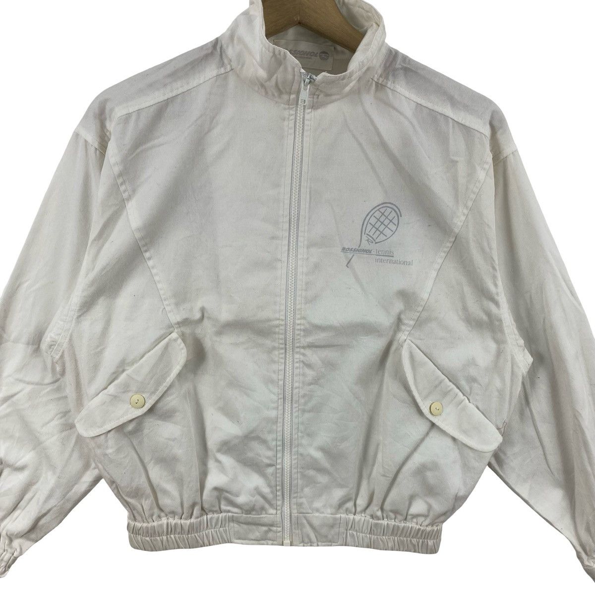 Vintage Vintage ROSSIGNOL TENNIS INTERNATIONAL Track Jacket Size M / US 6-8 / IT 42-44 - 6 Thumbnail