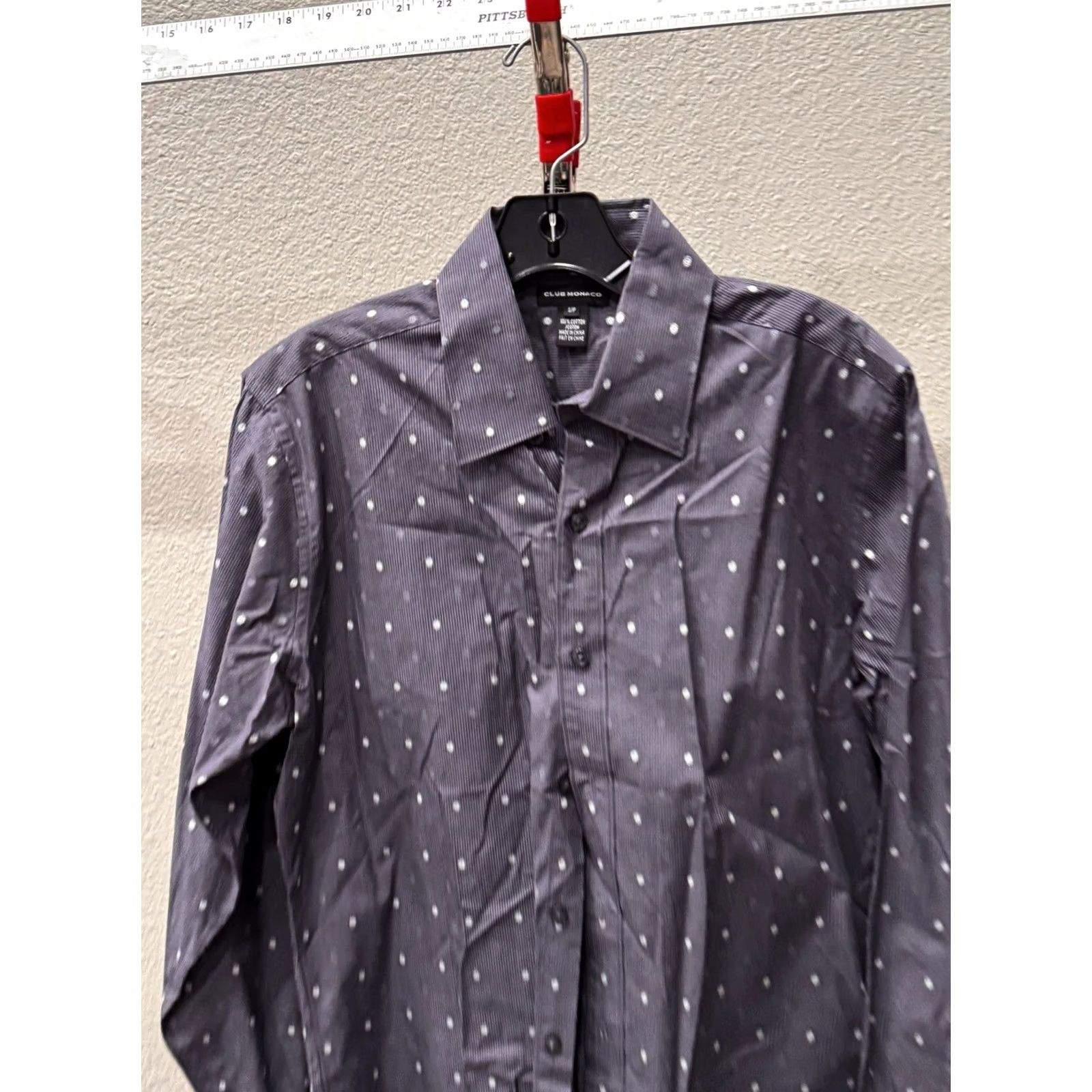 Club Monaco Club Monaco Club LONG SLEEVE SHIRT Small S Sharp Men Mens Size US S / EU 44-46 / 1 - 4 Thumbnail