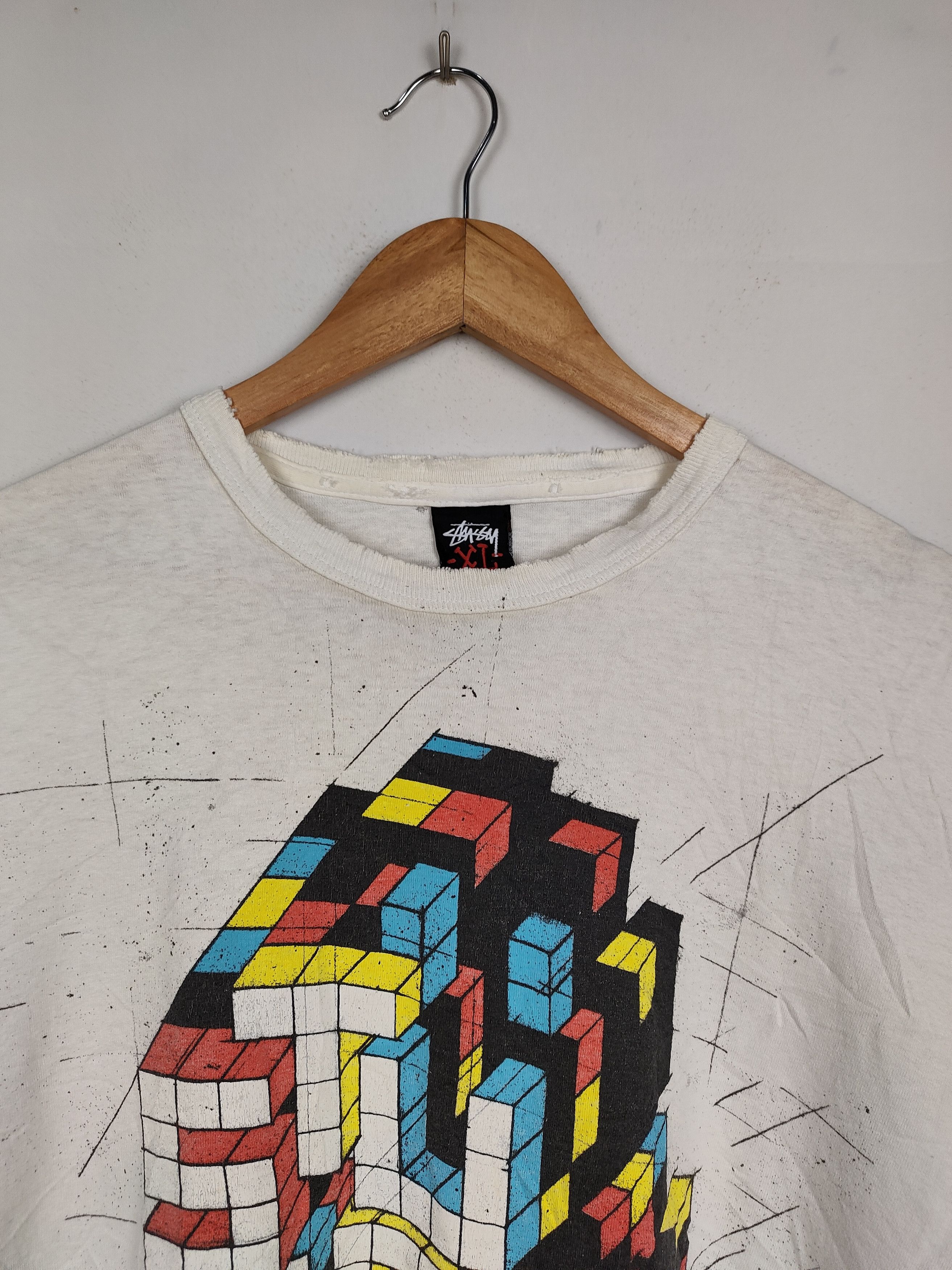 Stussy × Vintage Vintage Stussy Longsleeve Shirt Size US XL / EU 56 / 4 - 2 Thumbnail