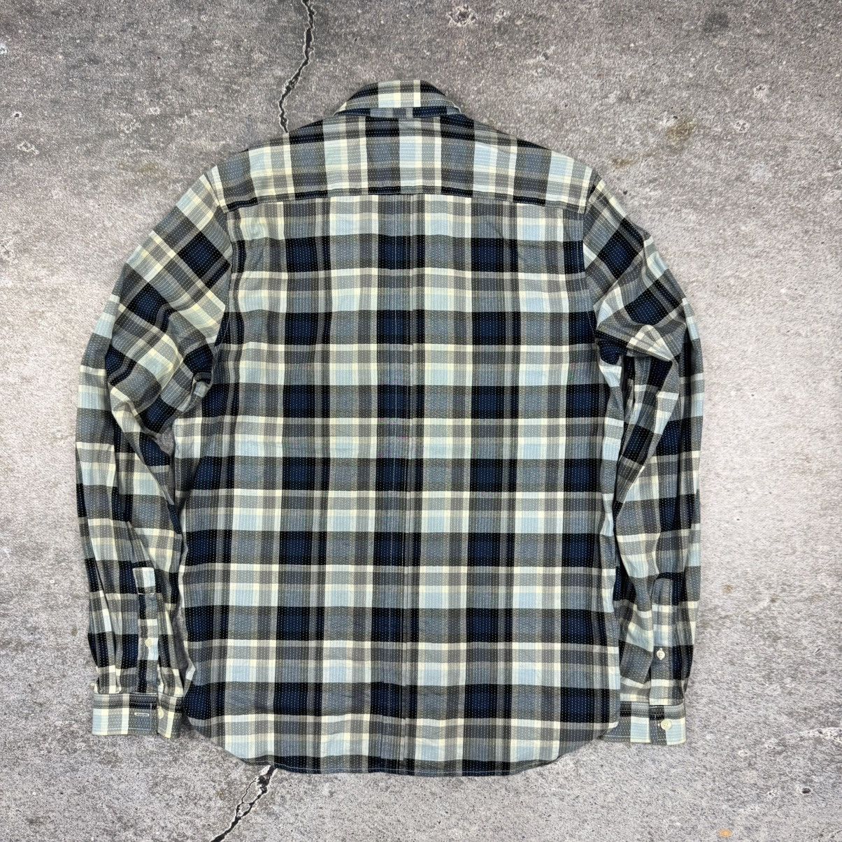 Fred Perry Fred Perry Men's Plaid Button-Down Shirt - Size M -Blue/Grey Size US M / EU 48-50 / 2 - 2 Thumbnail