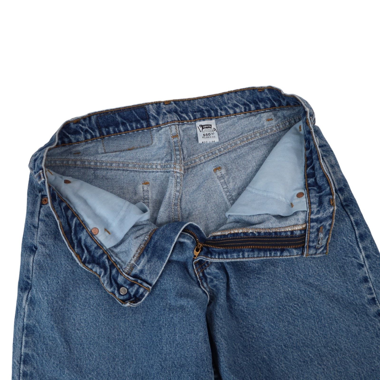 Levi's × Vintage Vintage Levis 550 Orange Tab Denim Jeans Size US 33 - 5 Thumbnail