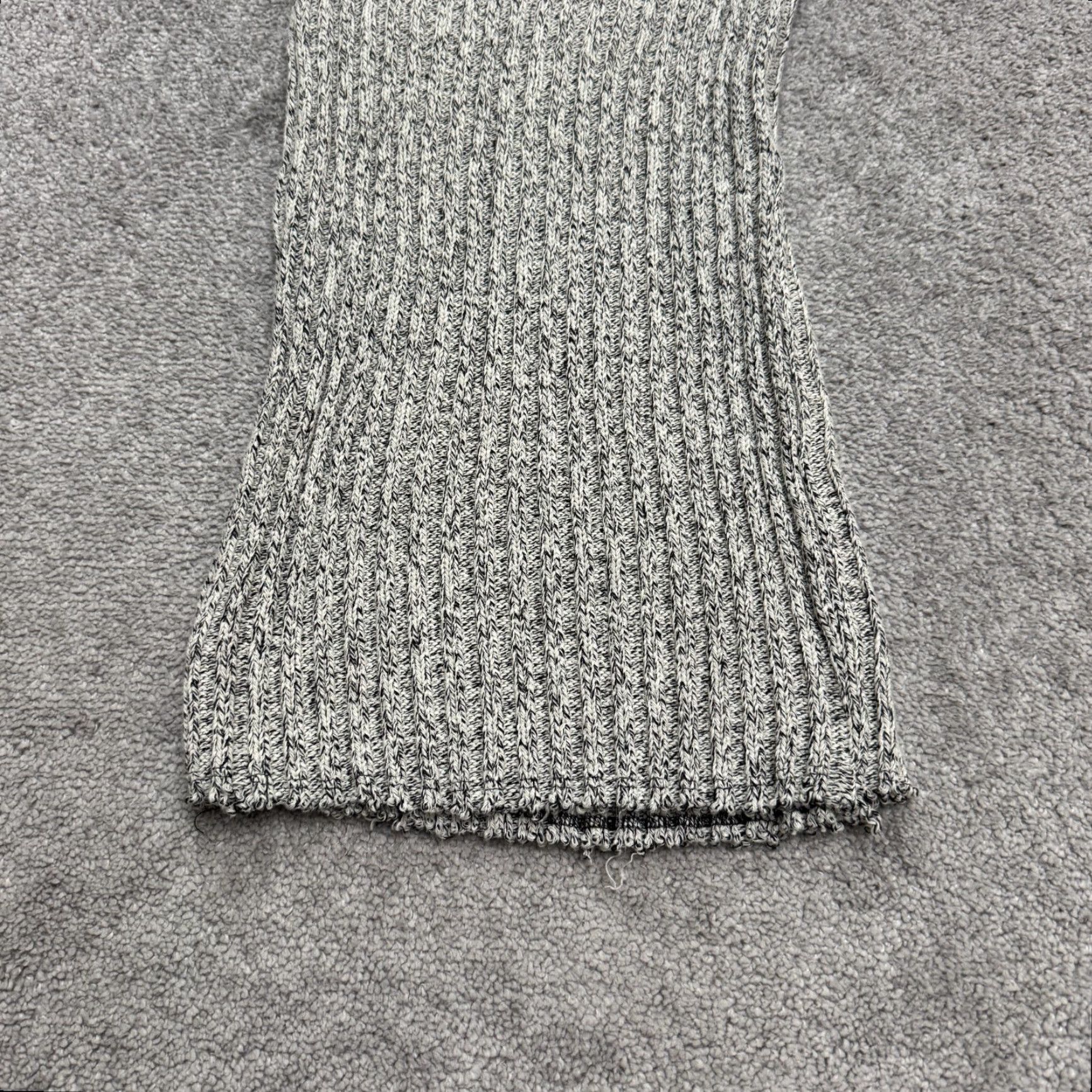 Bdg BDG Women Dress Small Petite Gray Knit Sleeveless Turtleneck Bodycon Mini Casual Size S / US 4 / IT 40 - 4 Thumbnail