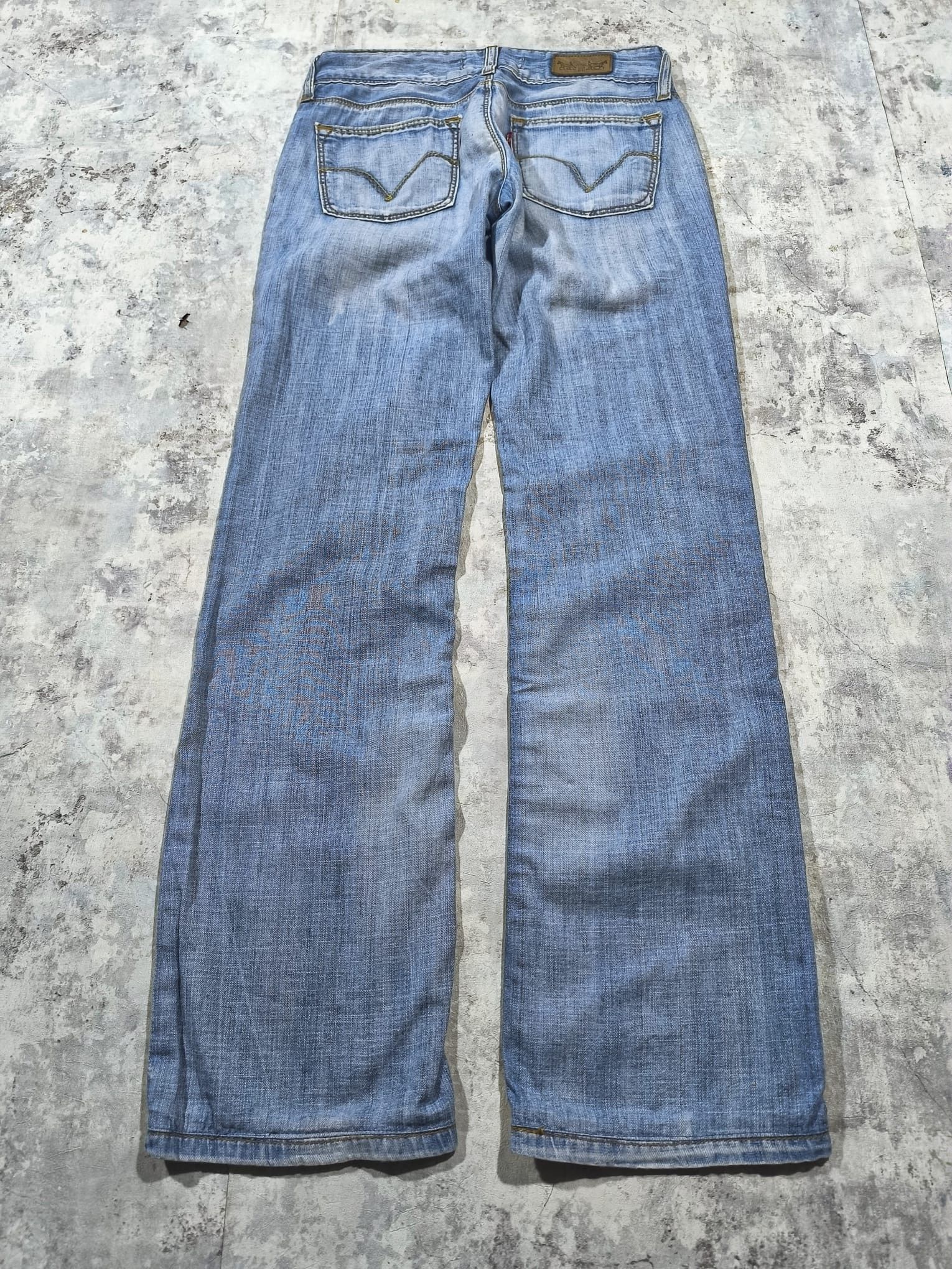 Levi's levis 570 straight lowrise wmn xs faded western Size 28" / US 6 / IT 42 - 8 Thumbnail