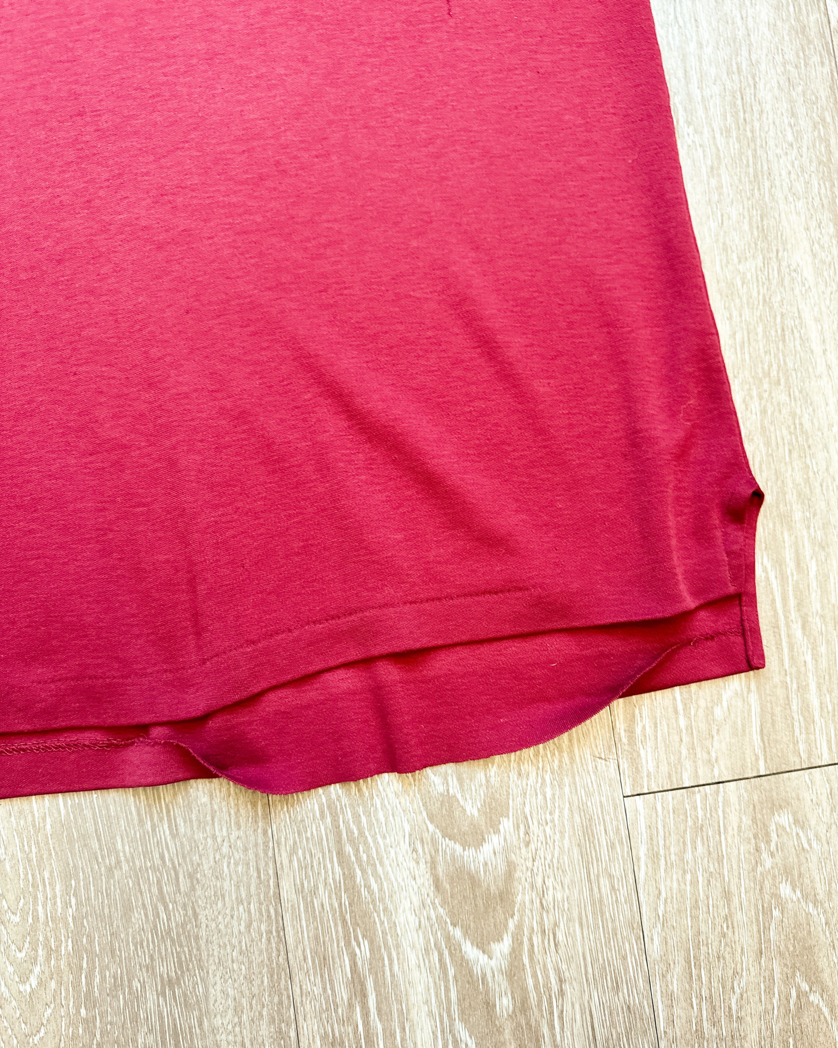 Le TIGRE Vintage 1980s Le Tigre Polo Shirt Burgundy Red Men's XL Size US XL / EU 56 / 4 - 3 Thumbnail