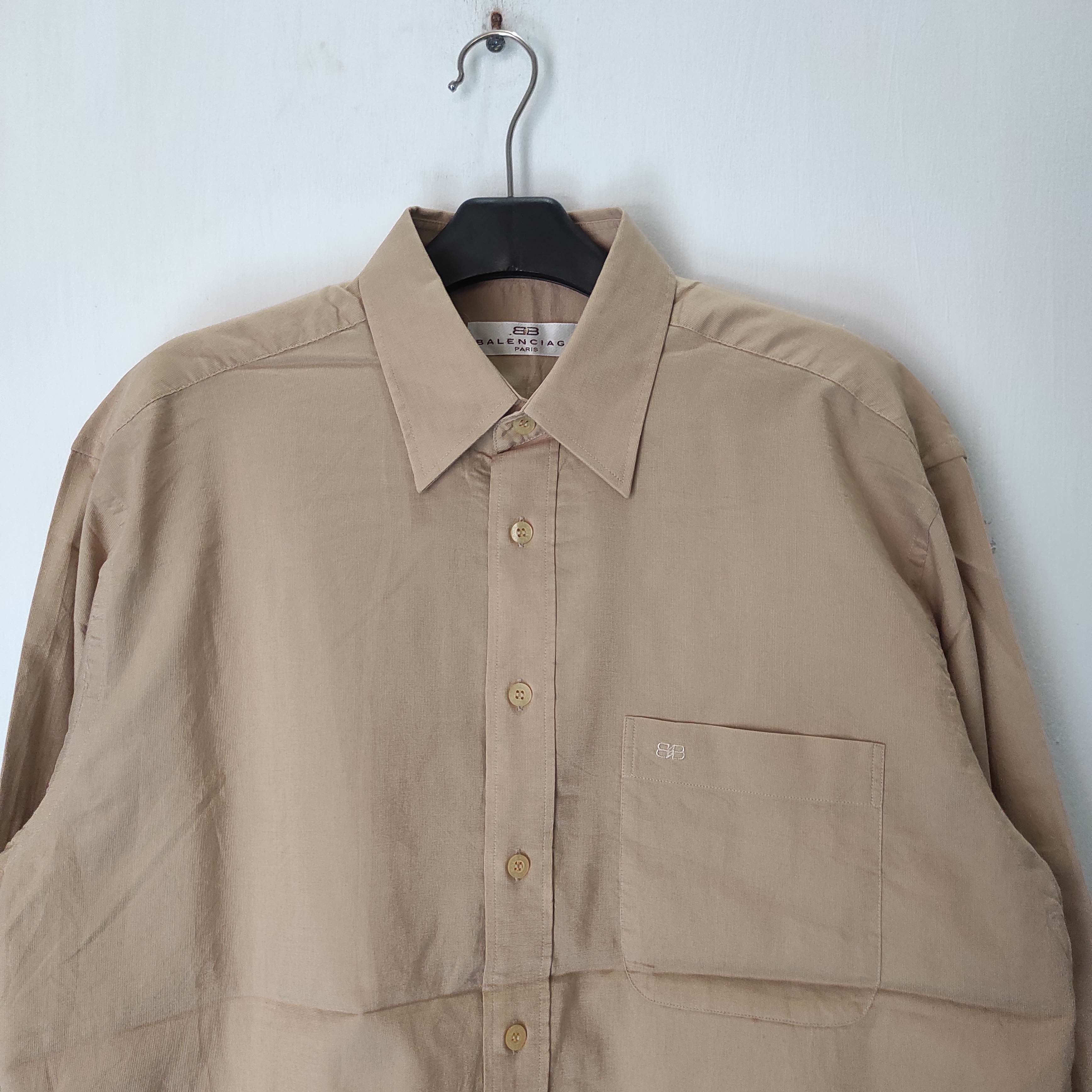 Balenciaga Vintage Balenciaga Paris Shirt Size US L / EU 52-54 / 3 - 3 Thumbnail