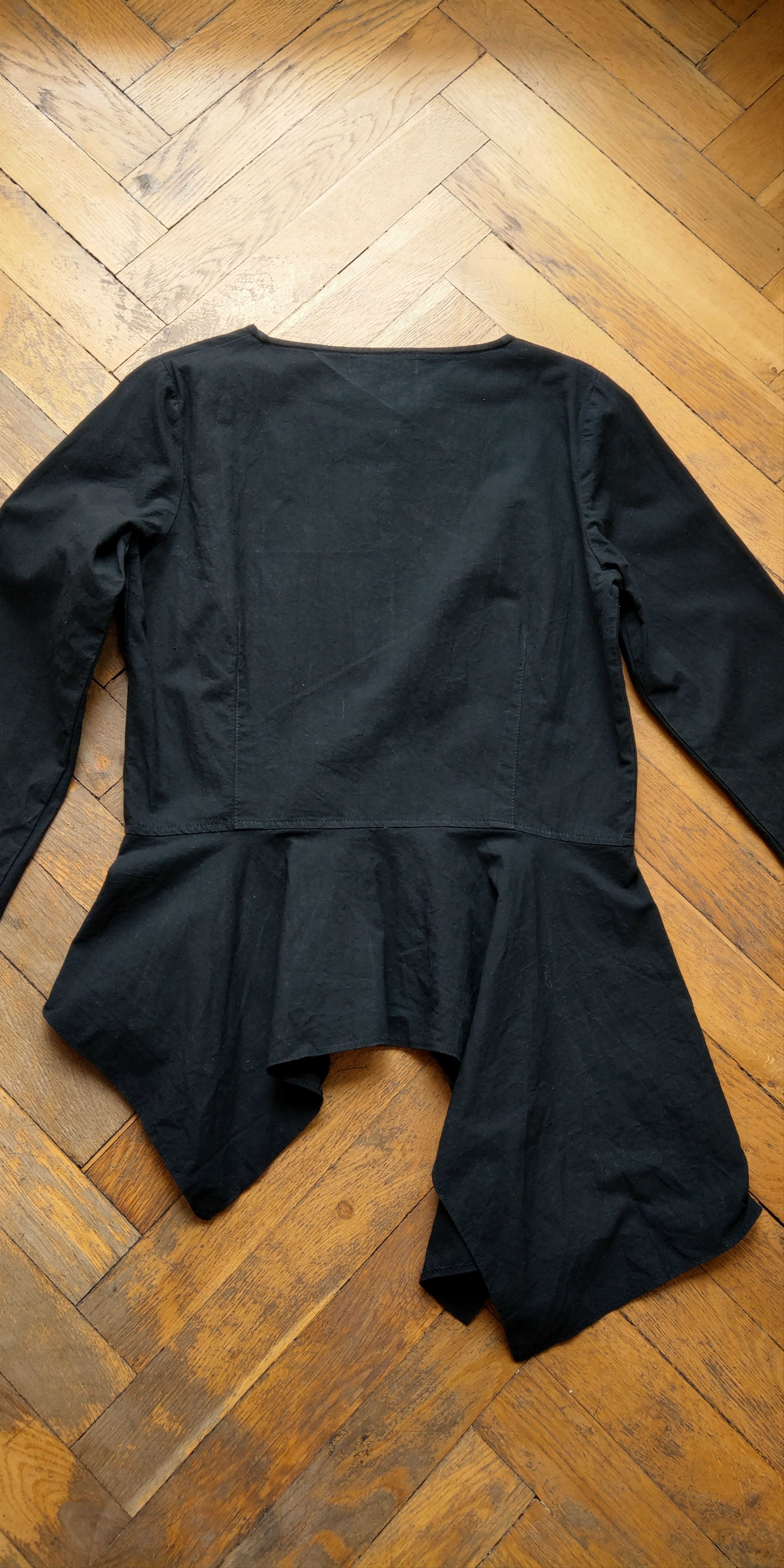 Ivan Grundahl Asymmetric Dress Shirt Goth Tunic Darkfashion Noir Vintage M Size M / US 6-8 / IT 42-44 - 4 Thumbnail
