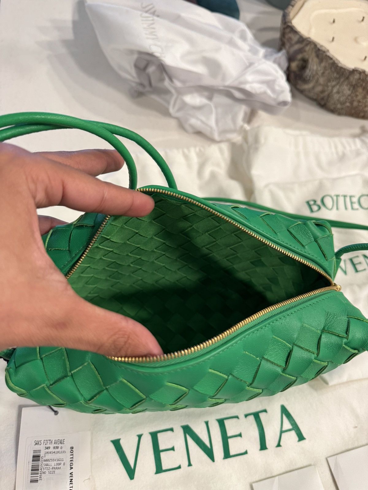 Bottega Veneta Bottega Veneta Medium Nodini Intrecciato Leather Bag Size ONE SIZE - 12 Thumbnail