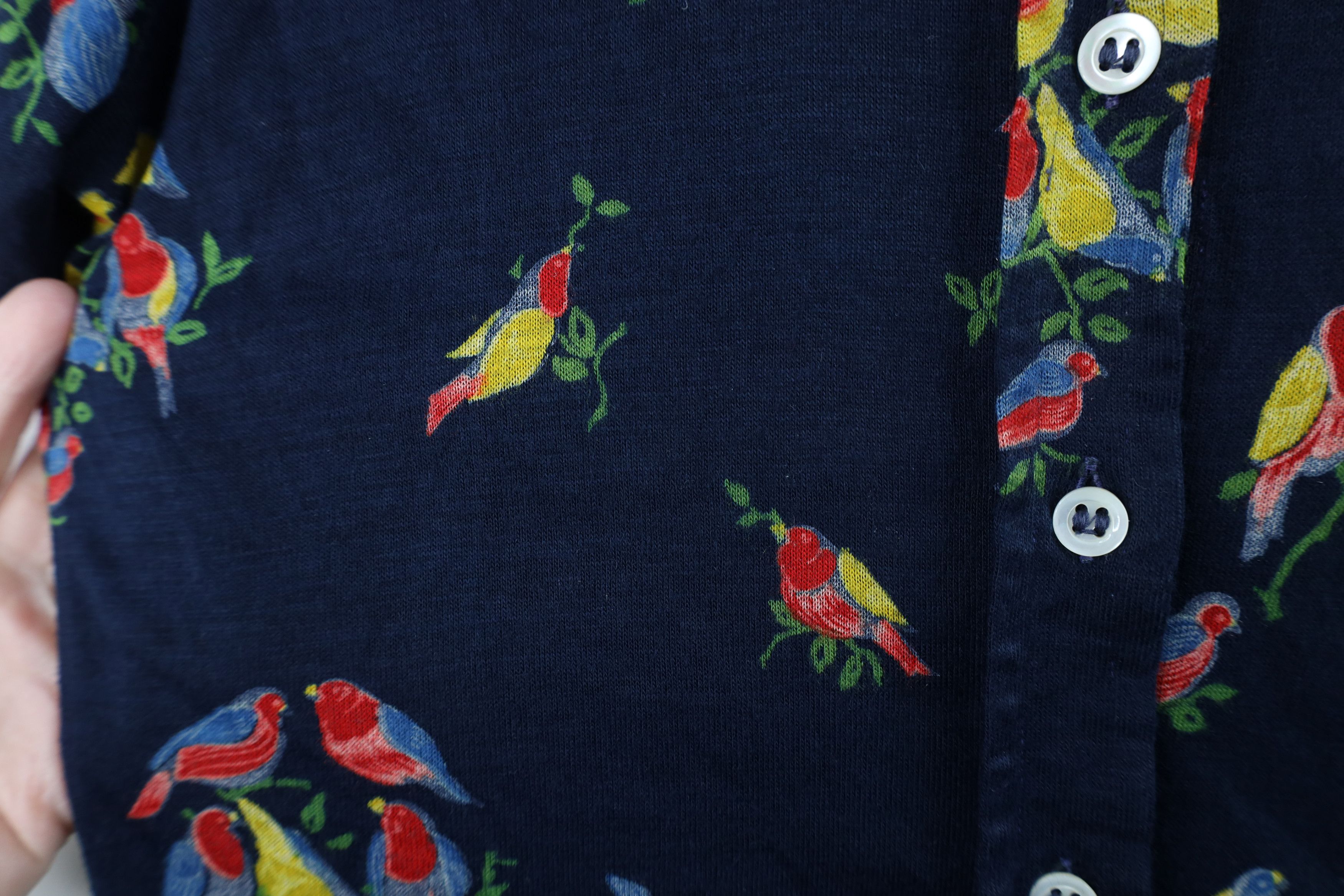 Vintage Vintage 60s 70s Streetwear Flower Knit Collared Button Shirt Size S / US 4 / IT 40 - 5 Thumbnail