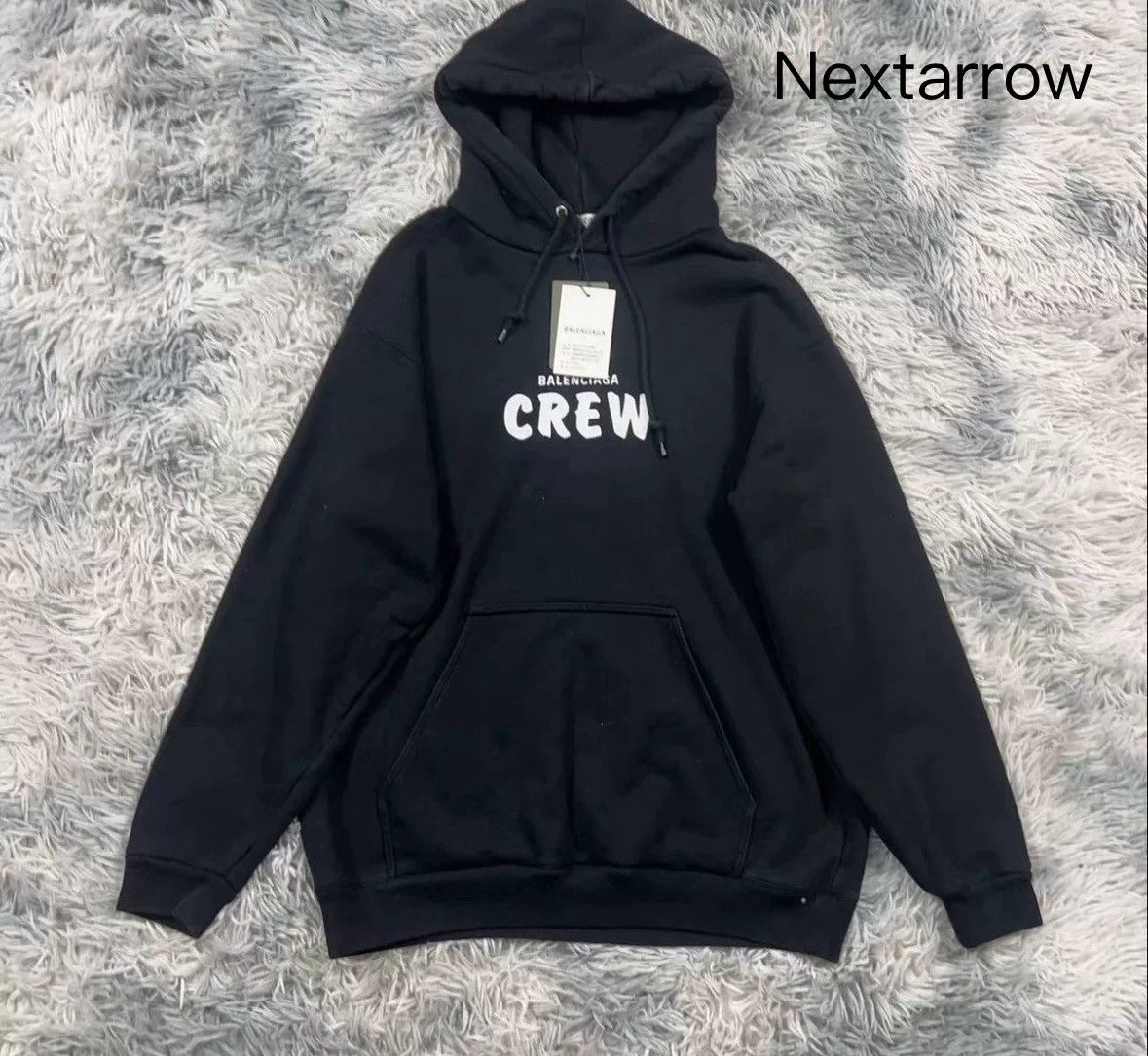 Balenciaga Balenciaga crew letter logo long sleeved hooded sweatshirt Size US XS / EU 42 / 0 - 1 Thumbnail