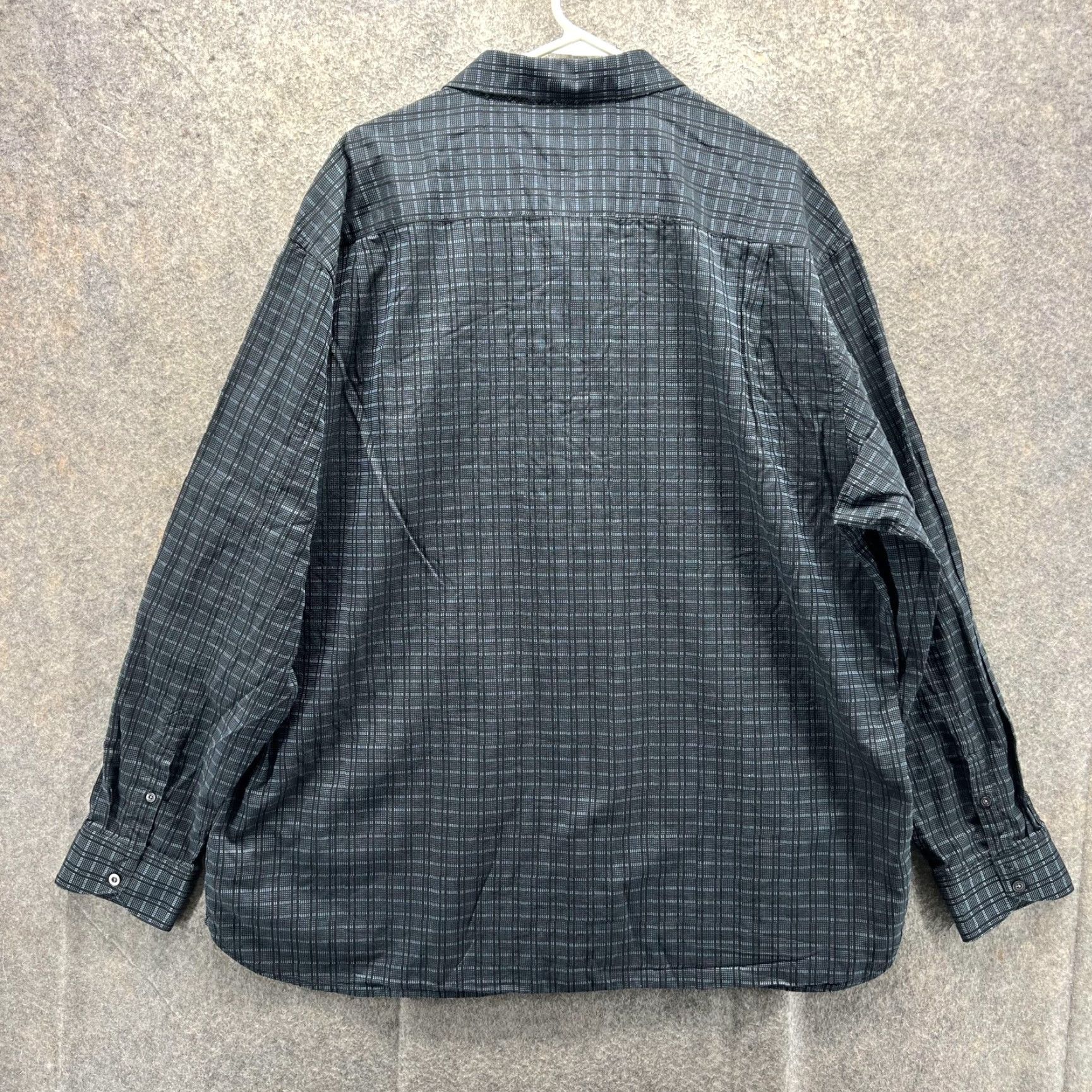 Tommy Bahama Tommy Bahama Shirt Mens 2XL Gray Check Long Sleeve Cotton Silk Button Up Shirt Size US XXL / EU 58 / 5 - 7 Thumbnail