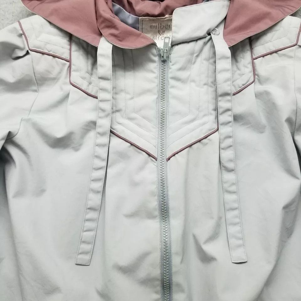 Mulberry Mulberry Street Jacket Womens Medium Pockets Full Zip Hooded Size M / US 6-8 / IT 42-44 - 2 Thumbnail