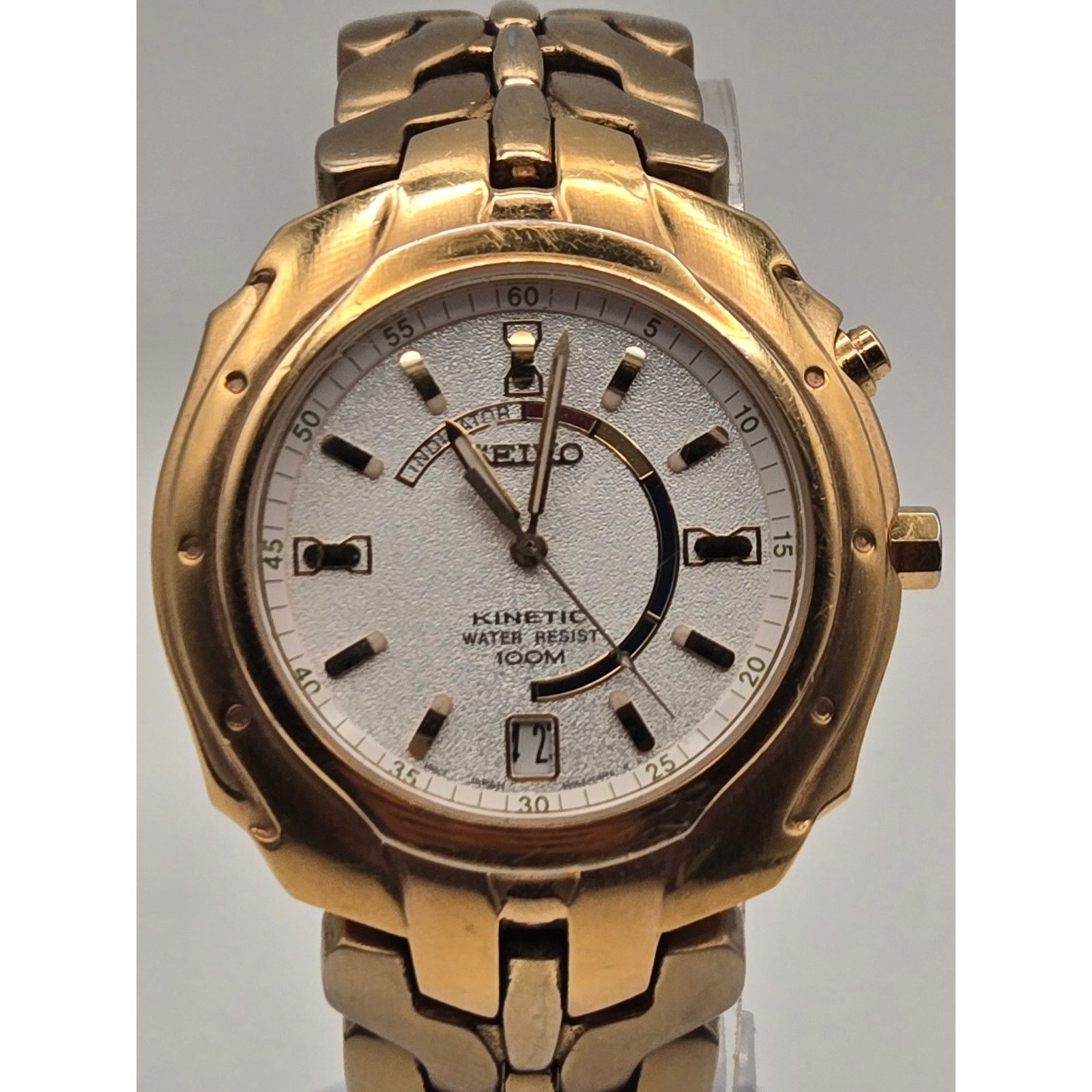seiko men's sgf206 gold tone stainless steel dress watch Seiko Gold-Tone Gown Partywear