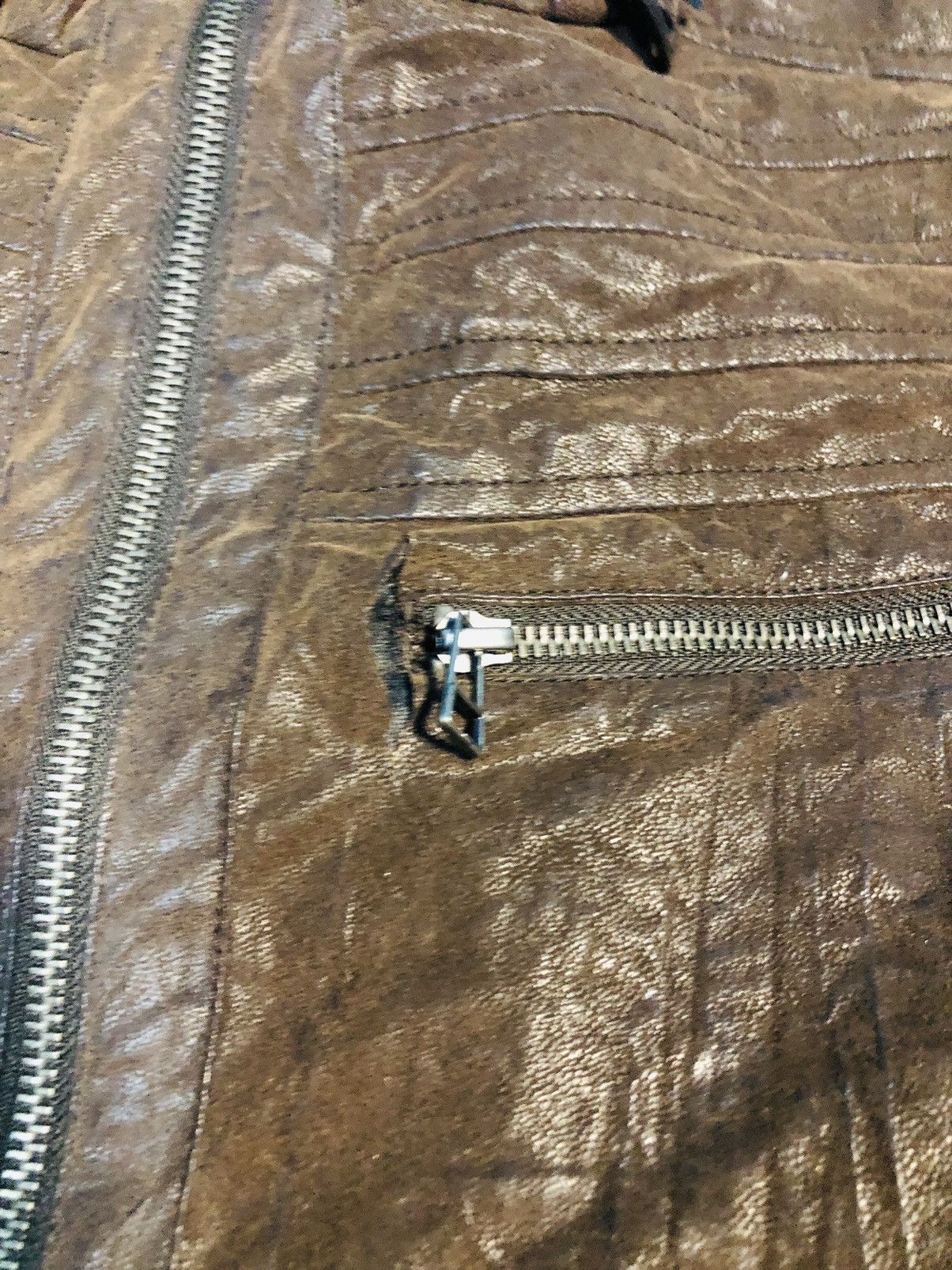 Japanese Brand Spinalh Leather Jacket Zippered (23) Size US M / EU 48-50 / 2 - 12 Thumbnail