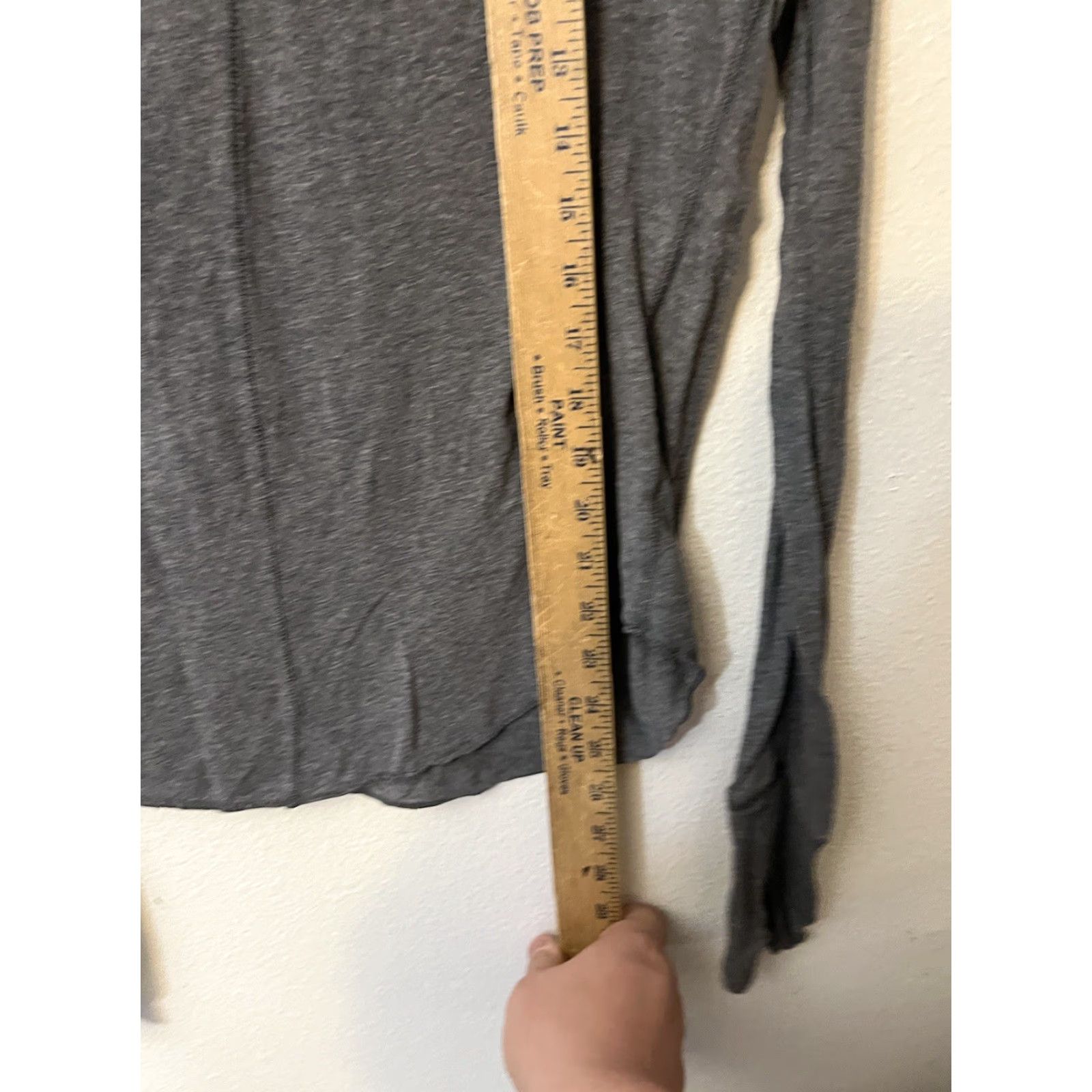 Gap GAP Top T-Shirt Size XS Gray Women Long Sleeve Round Neck Pullover Casual, Party/Cocktail, Travel Basic 90s Hip Hop Y2K Vintage: No, Regular Fit Size XS / US 0-2 / IT 36-38 - 4 Thumbnail