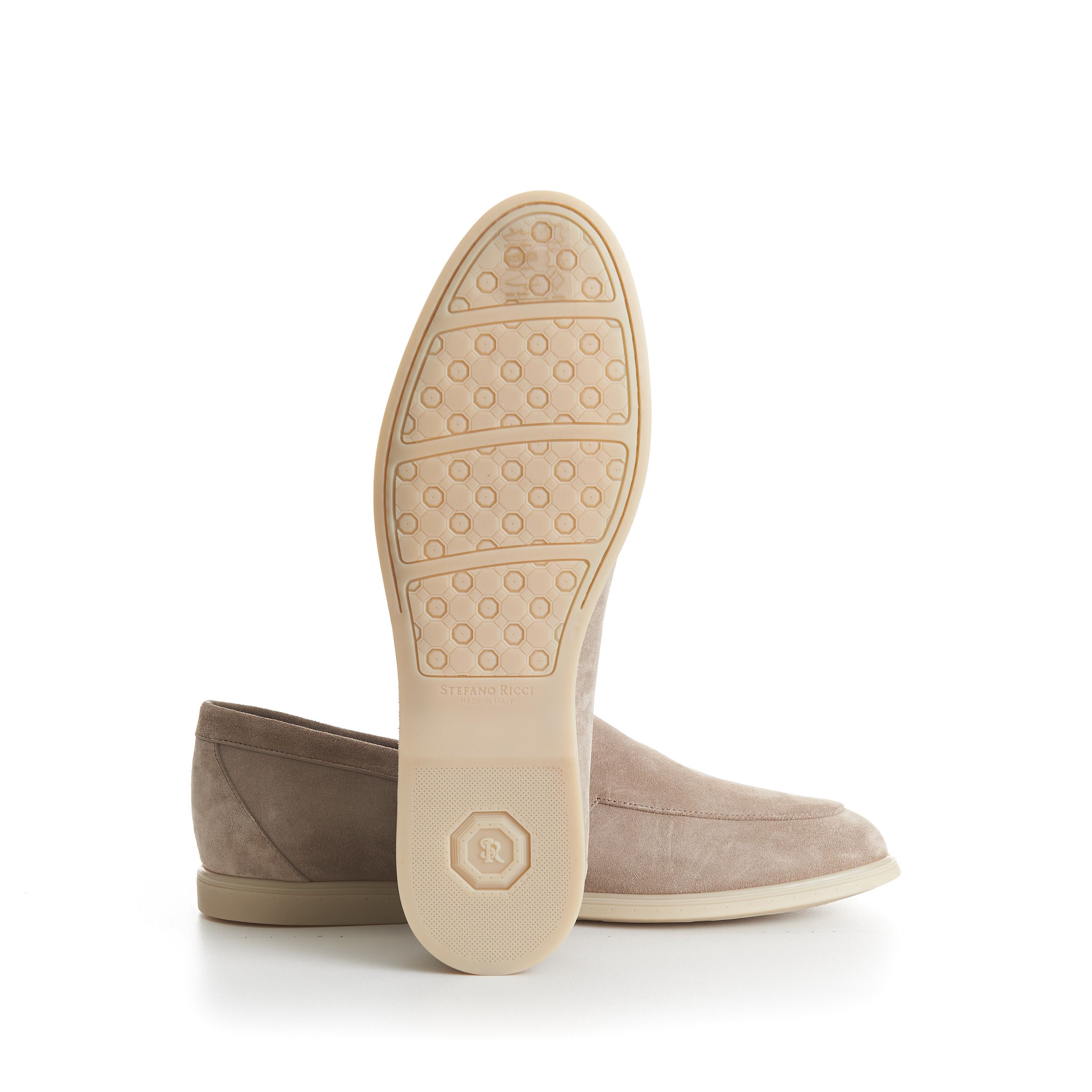 Stefano Ricci Beige Suede Slip-On Loafers - Eagle Head Hardware Size US 8.5 / EU 41-42 - 13 Thumbnail