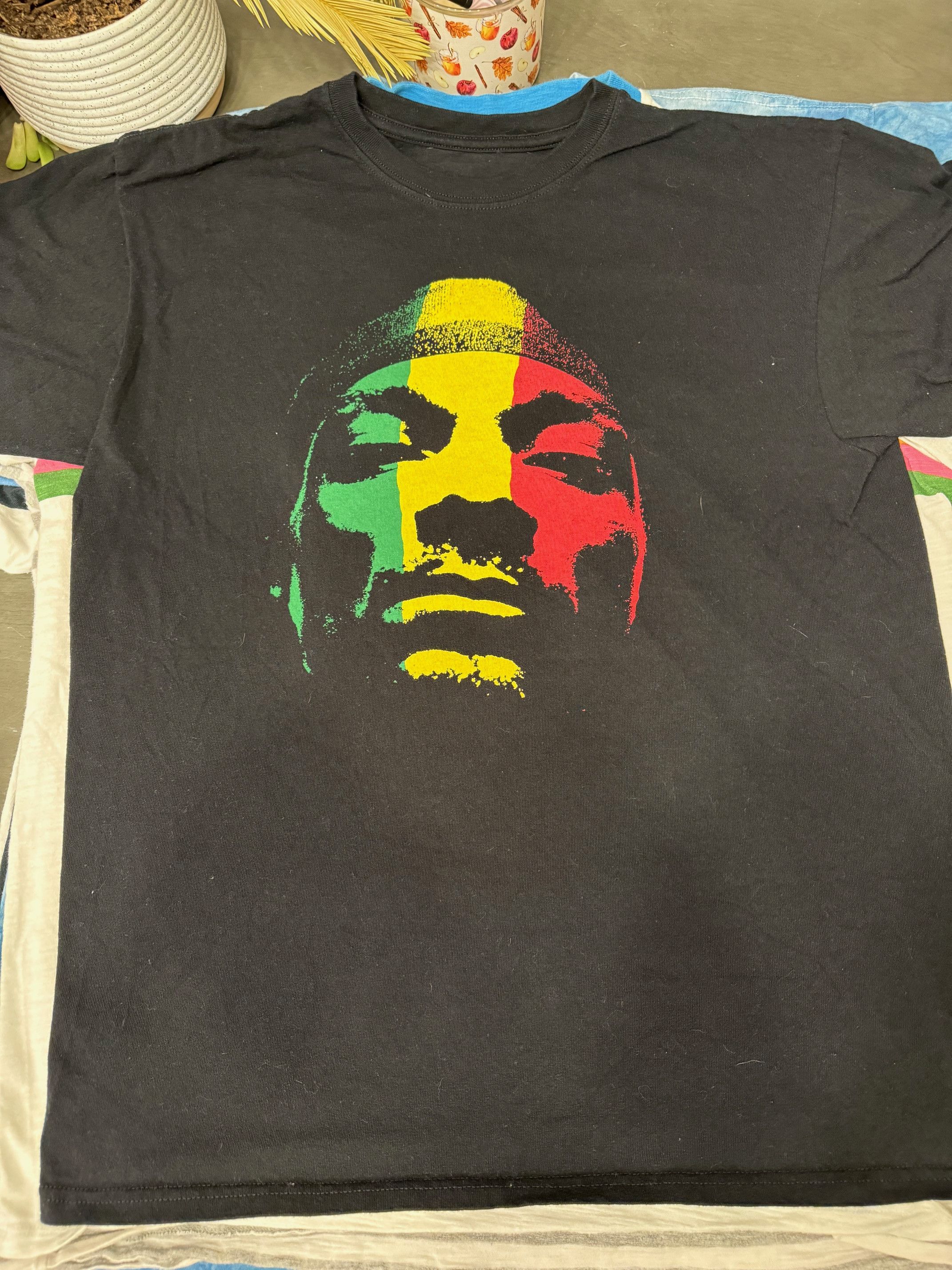 Snoop Dogg Vintage Snoop Dogg Rastafan T-Shirt Size US L / EU 52-54 / 3 - 1 Thumbnail