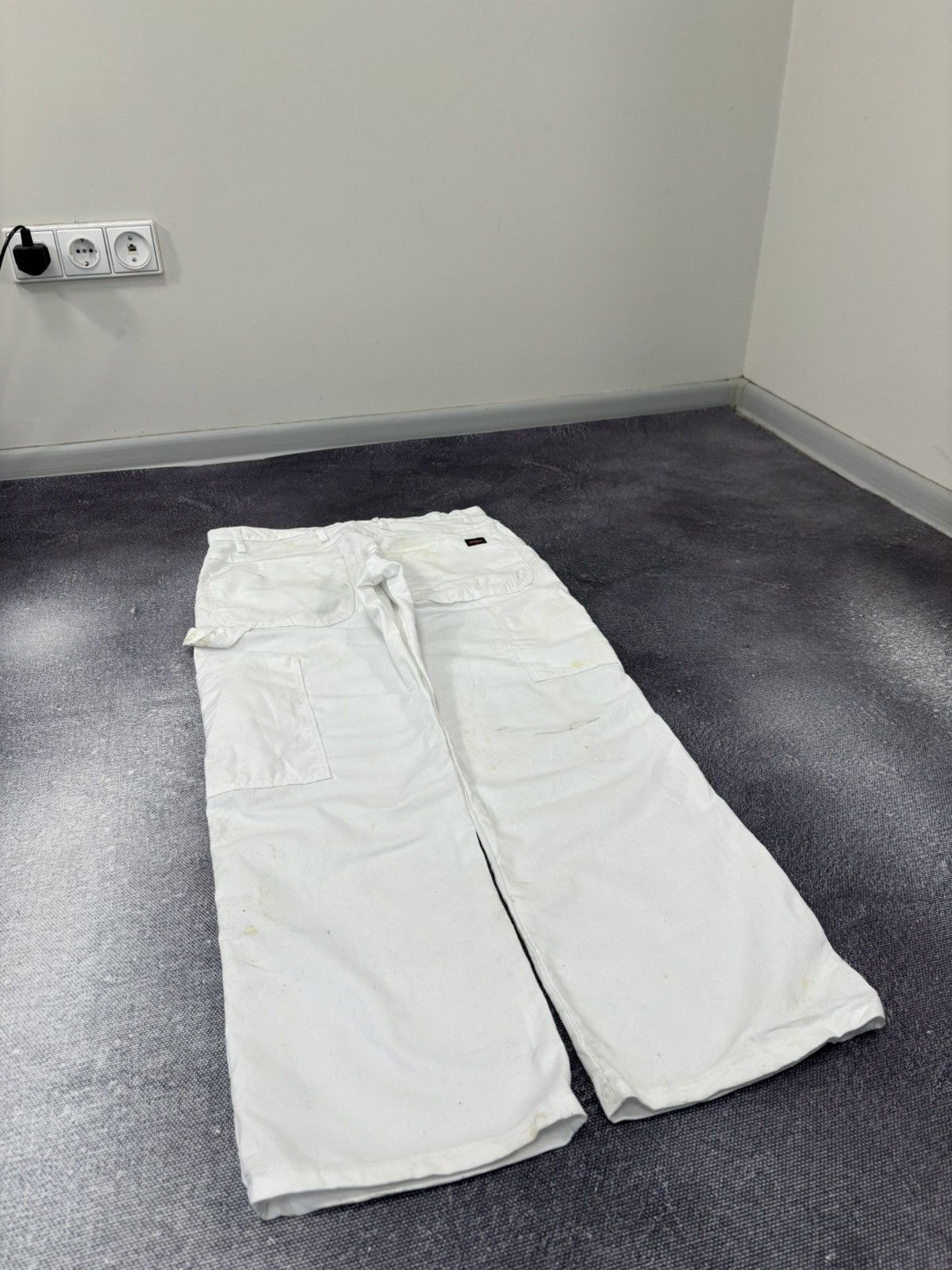 Dickies Vintage Dickies Workwear White Hype Baggy Carpenter Pants Size US 32 / EU 48 - 3 Thumbnail