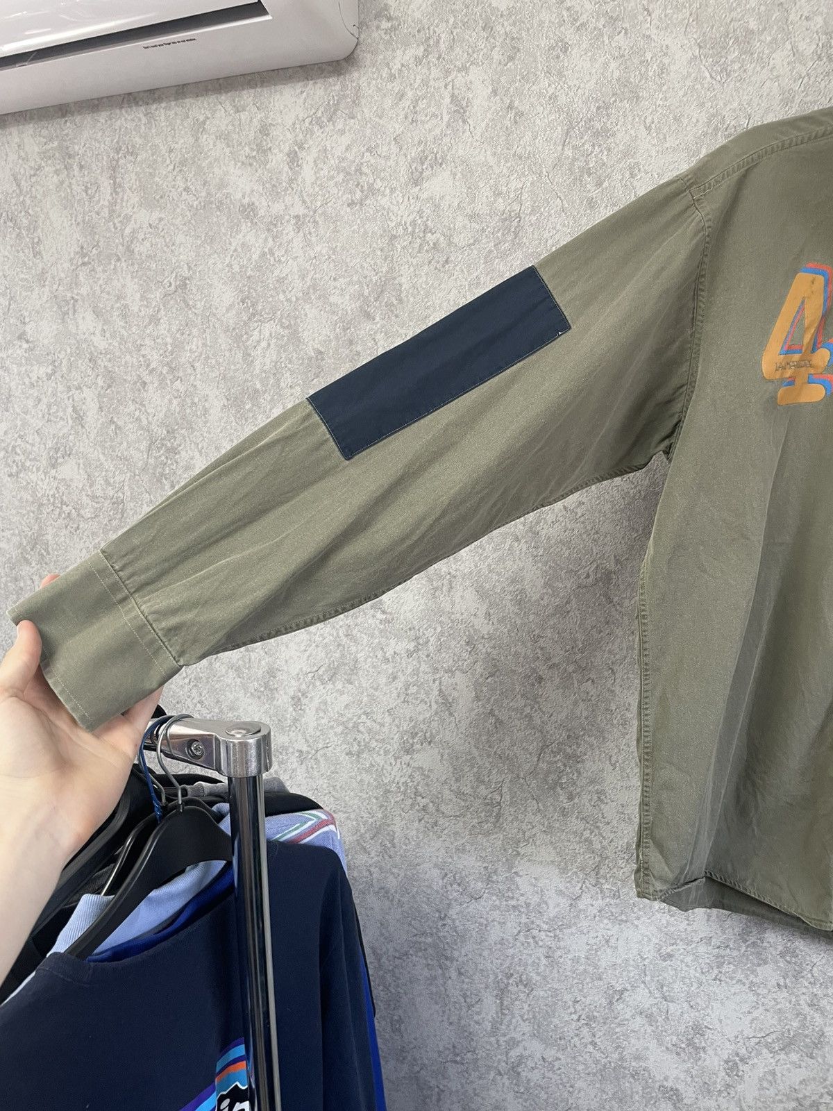 La Martina Vintage La Martina Khaki Long Sleeve Shirt Button Up Size US S / EU 44-46 / 1 - 16 Thumbnail