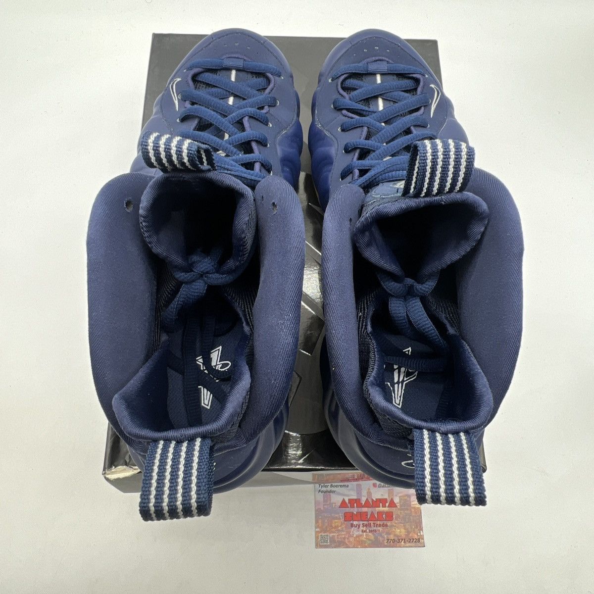 Nike Air Foamposite one midnight navy Size US 10 / EU 43 - 7 Thumbnail