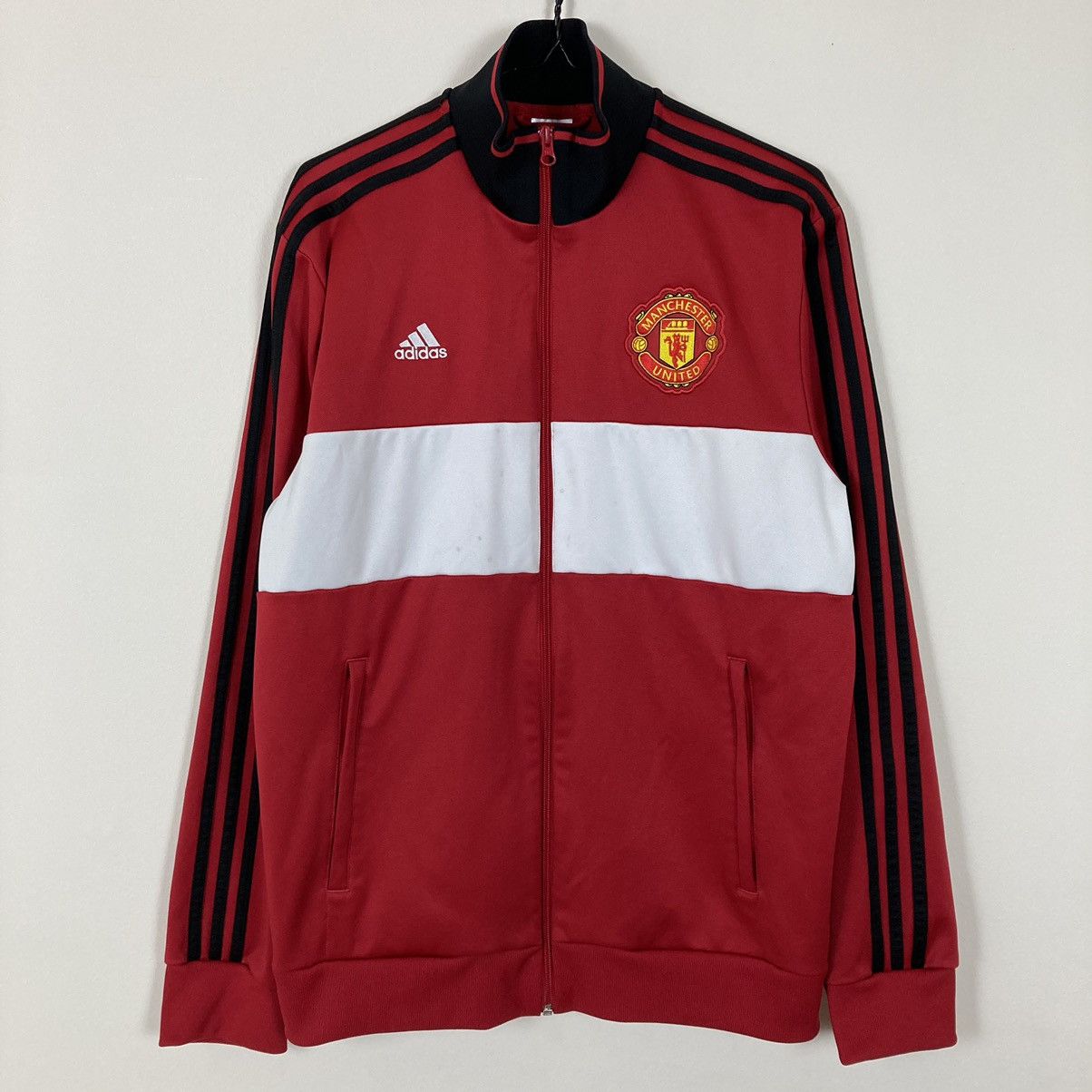Adidas Adidas Manchester United Zip Up Track Jacket Size US L / EU 52-54 / 3 - 1 Thumbnail