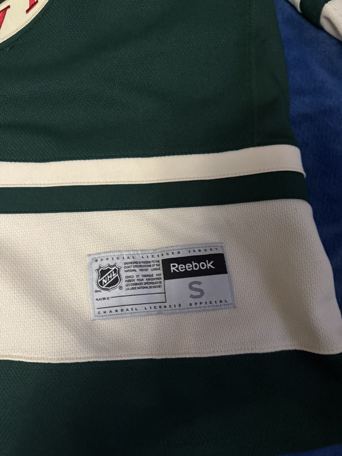 Reebok Minnesota wild vintage jersery Size US S / EU 44-46 / 1 - 4 Thumbnail