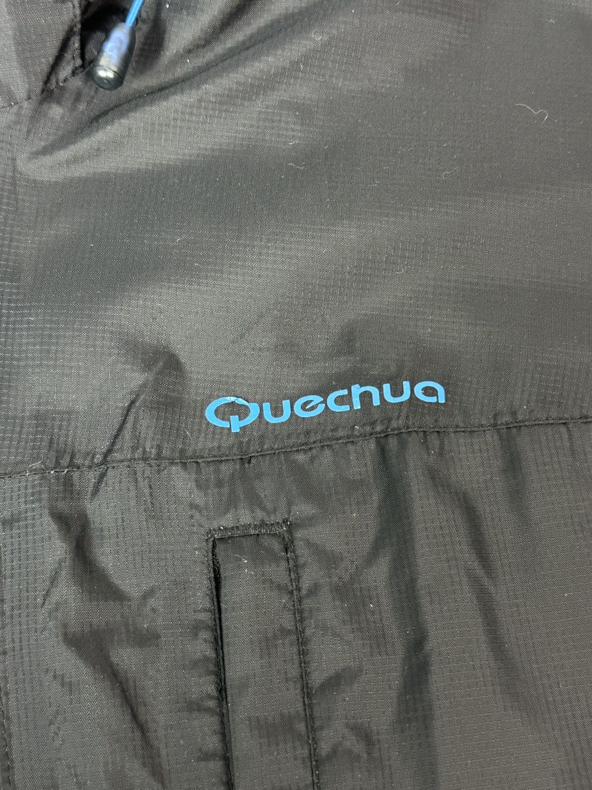 Other Quechua Balck Nylon Men’s Light Membrane Hooded Jacket Size US S / EU 44-46 / 1 - 7 Thumbnail