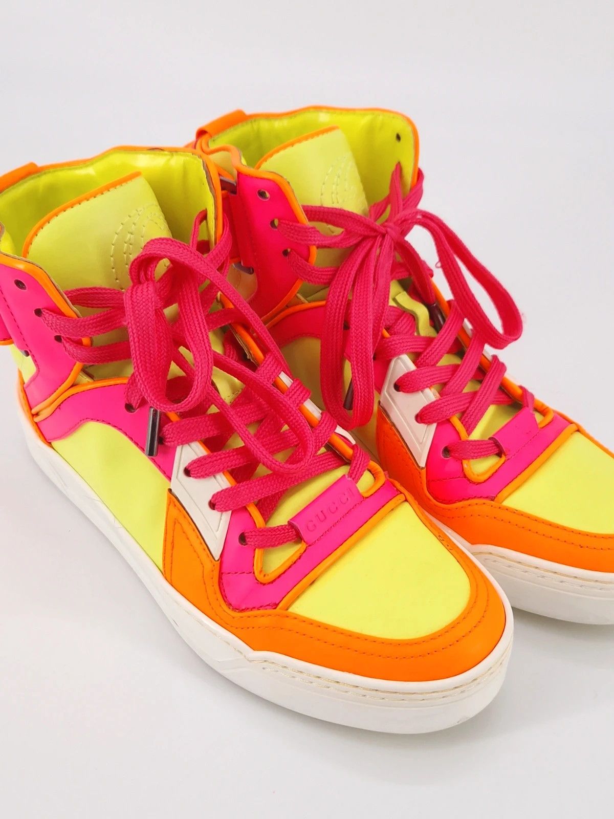 Gucci Gucci Neon Interlocking G Sneakers emo swag Size US 6 / IT 36 - 4 Thumbnail