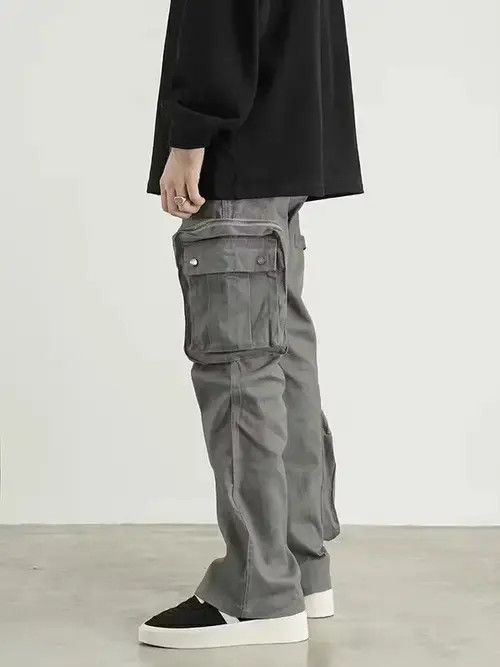 Japanese Brand × Vintage multi function pocket flared utility tactical cargo pants Size US 36 / EU 52 - 3 Thumbnail