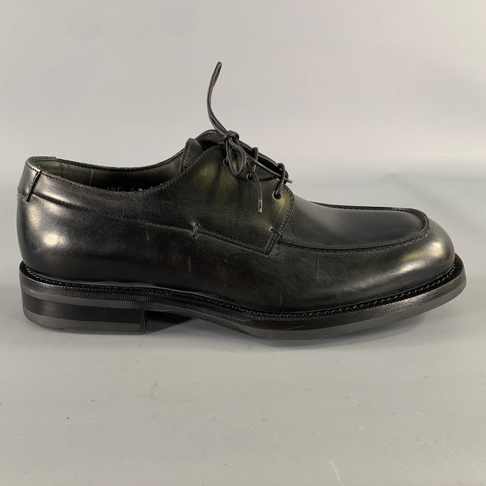 Jil Sander JIL SANDER Size 7 Black Leather Lace Up Shoes Size US 7 / EU 40 - 2 Thumbnail