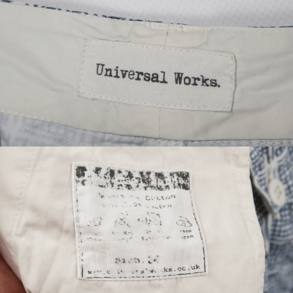 Universal Works Plaid Pattern Cotton Shorts Size US 34 / EU 50 - 5 Thumbnail