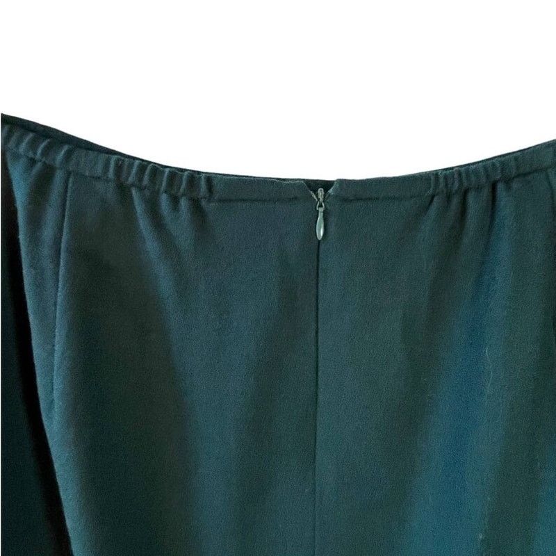 Jones New York Jones New York | Vintage Emerald Green Wool Pencil Skirt Size 30" / US 8 / IT 44 - 8 Thumbnail