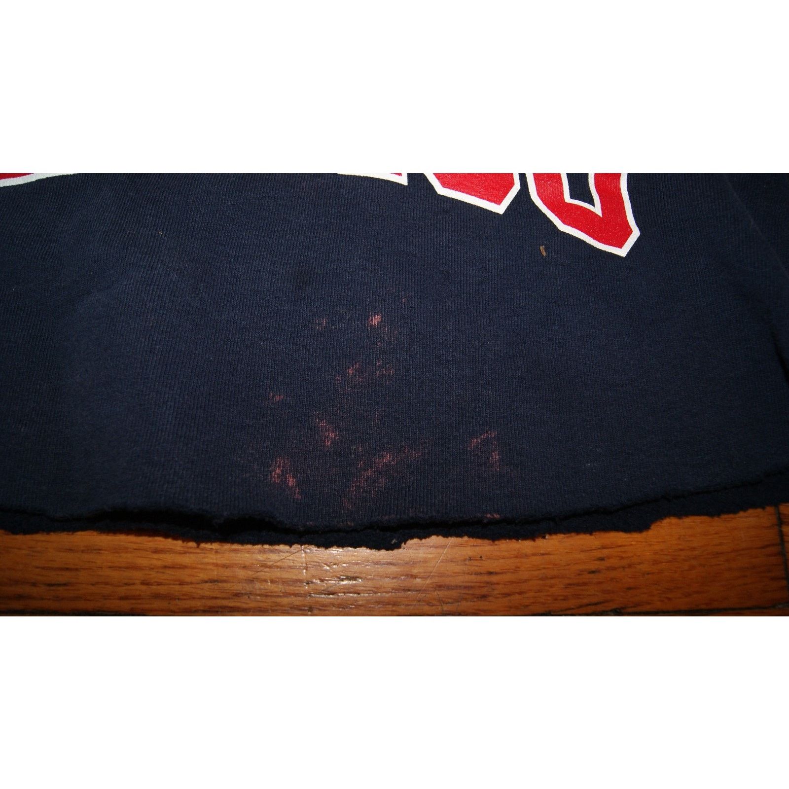 Soffe VTG OLE MISS Rebels Womens M Midriff Cut Off Sweatshirt USA Size M / US 6-8 / IT 42-44 - 2 Thumbnail