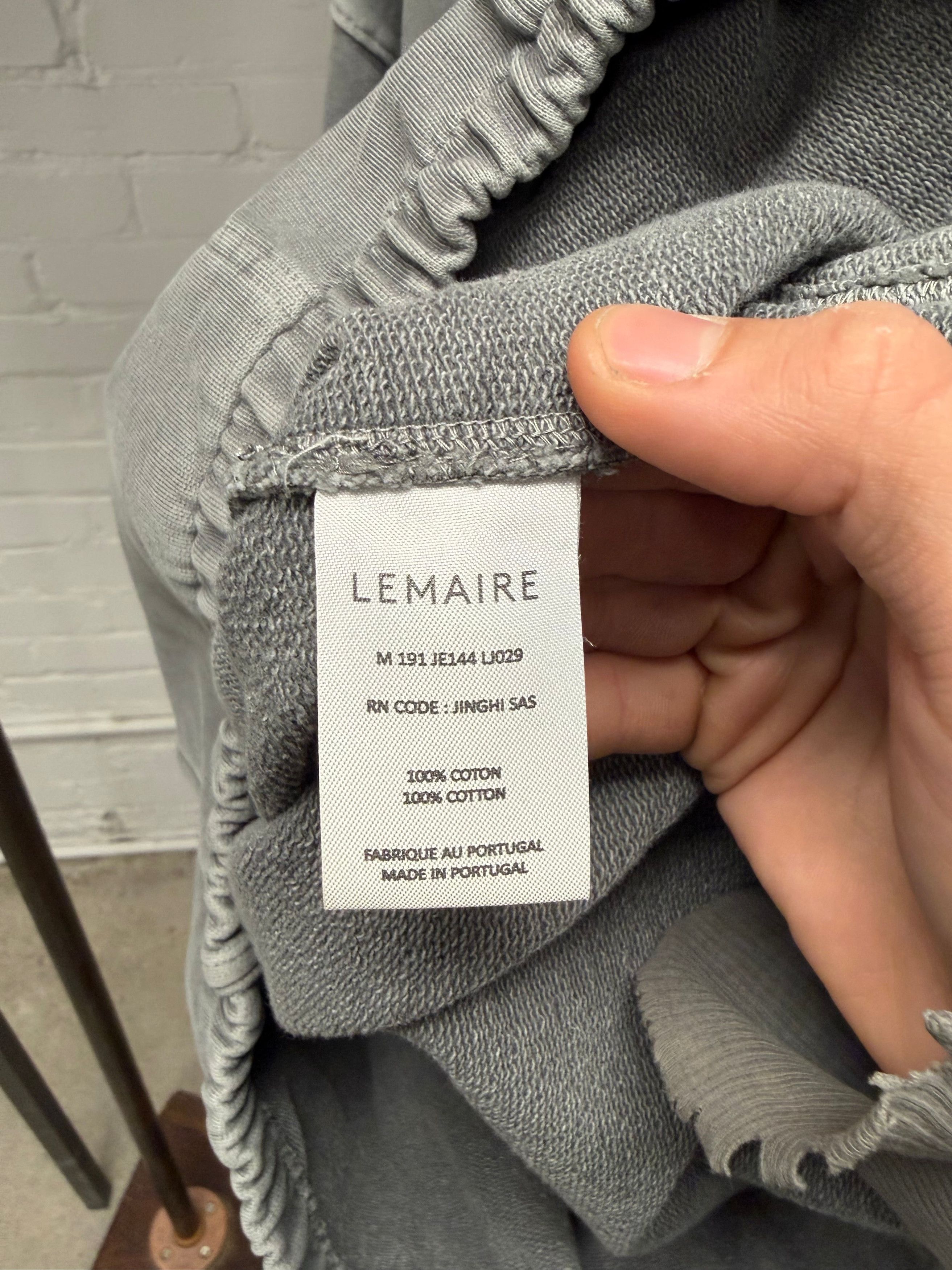 Lemaire AW2021 Lemaire Quarter Zip ‘Stone Washed Grey’ Hoodie Size US L / EU 52-54 / 3 - 5 Thumbnail
