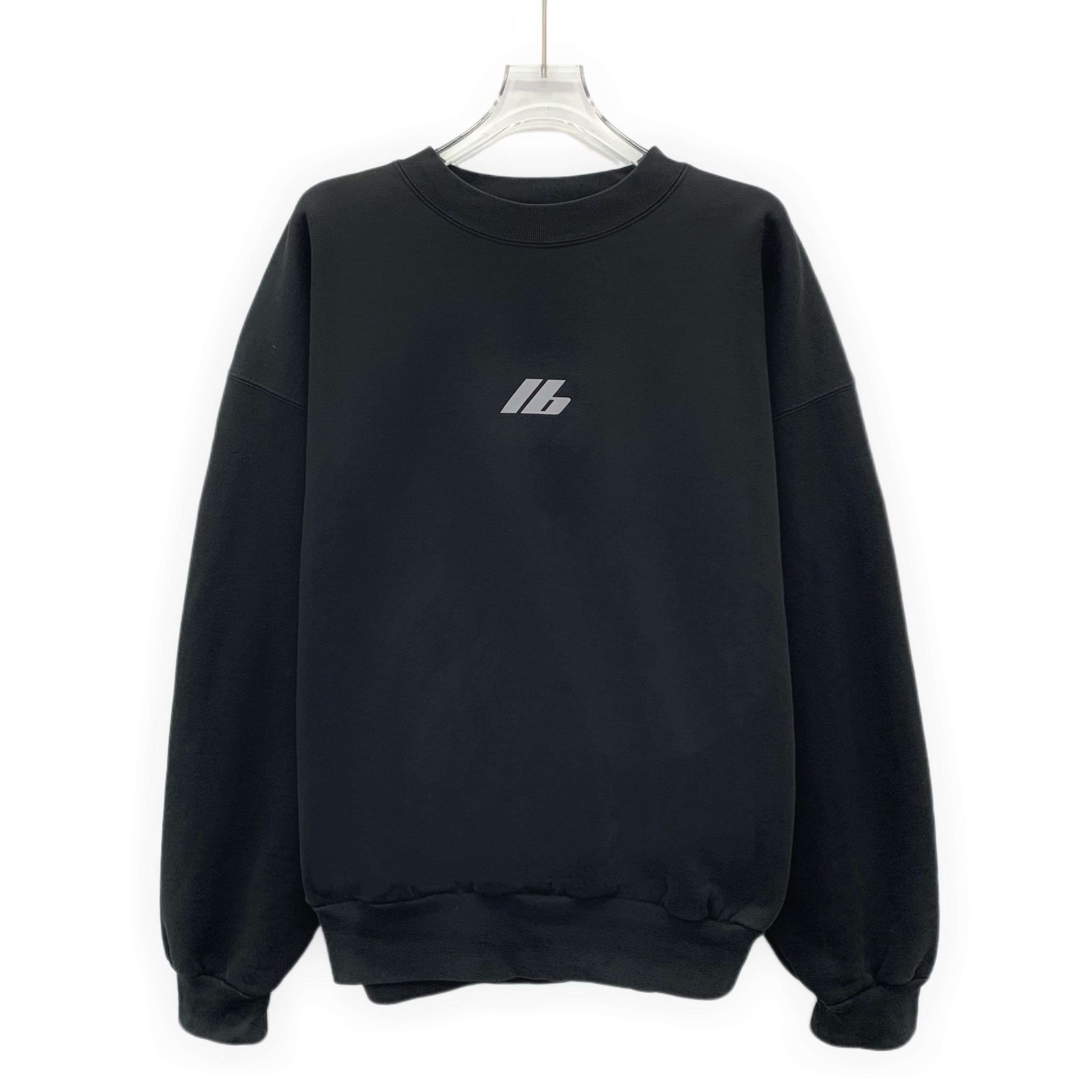 Balenciaga Balenciaga Logo Sweatshirt Black (S) Size US S / EU 44-46 / 1 - 1 Thumbnail