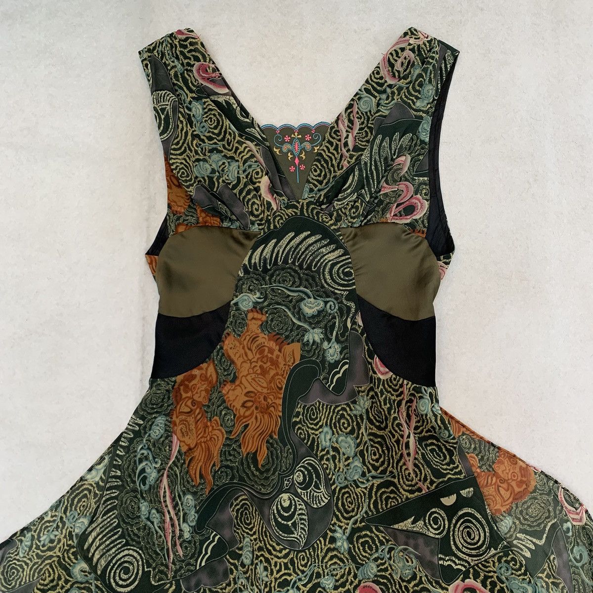 Other Vack Yuunzung SS2005 Oriental Qilin Spirit Mesh Dress Size M / US 6-8 / IT 42-44 - 3 Thumbnail