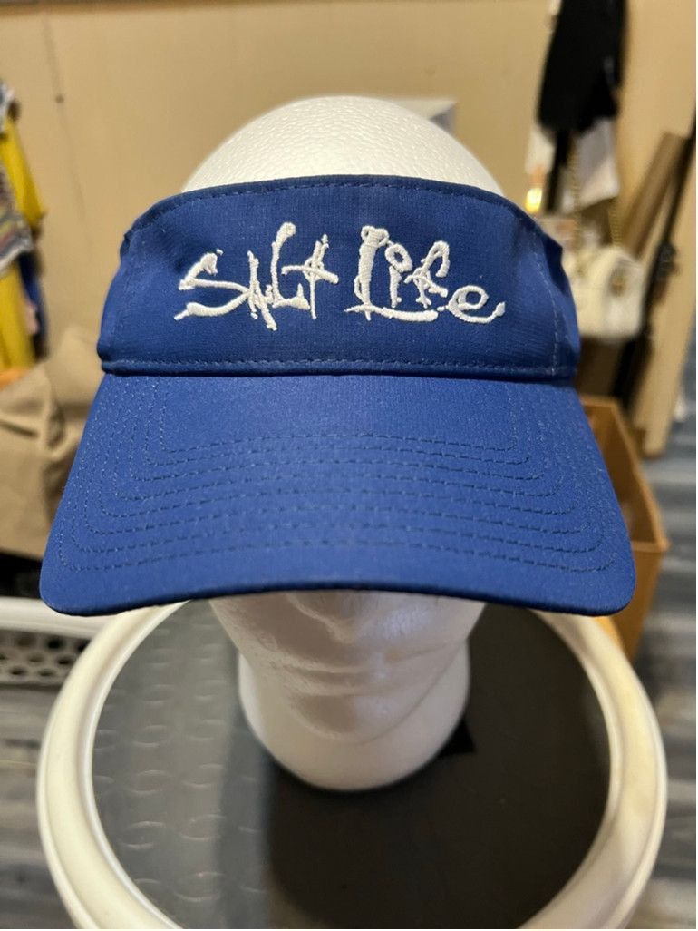 Other Women's Salt Life Blue & White Embroidered Visor Hat Size ONE SIZE - 1 Thumbnail